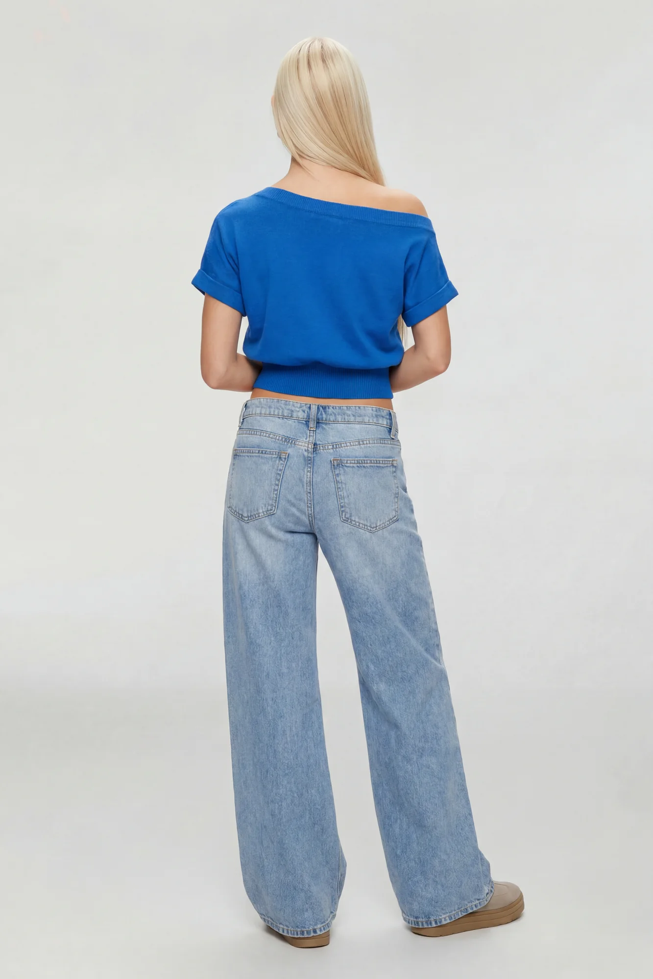 One Shoulder Knit Sweater - Image 20