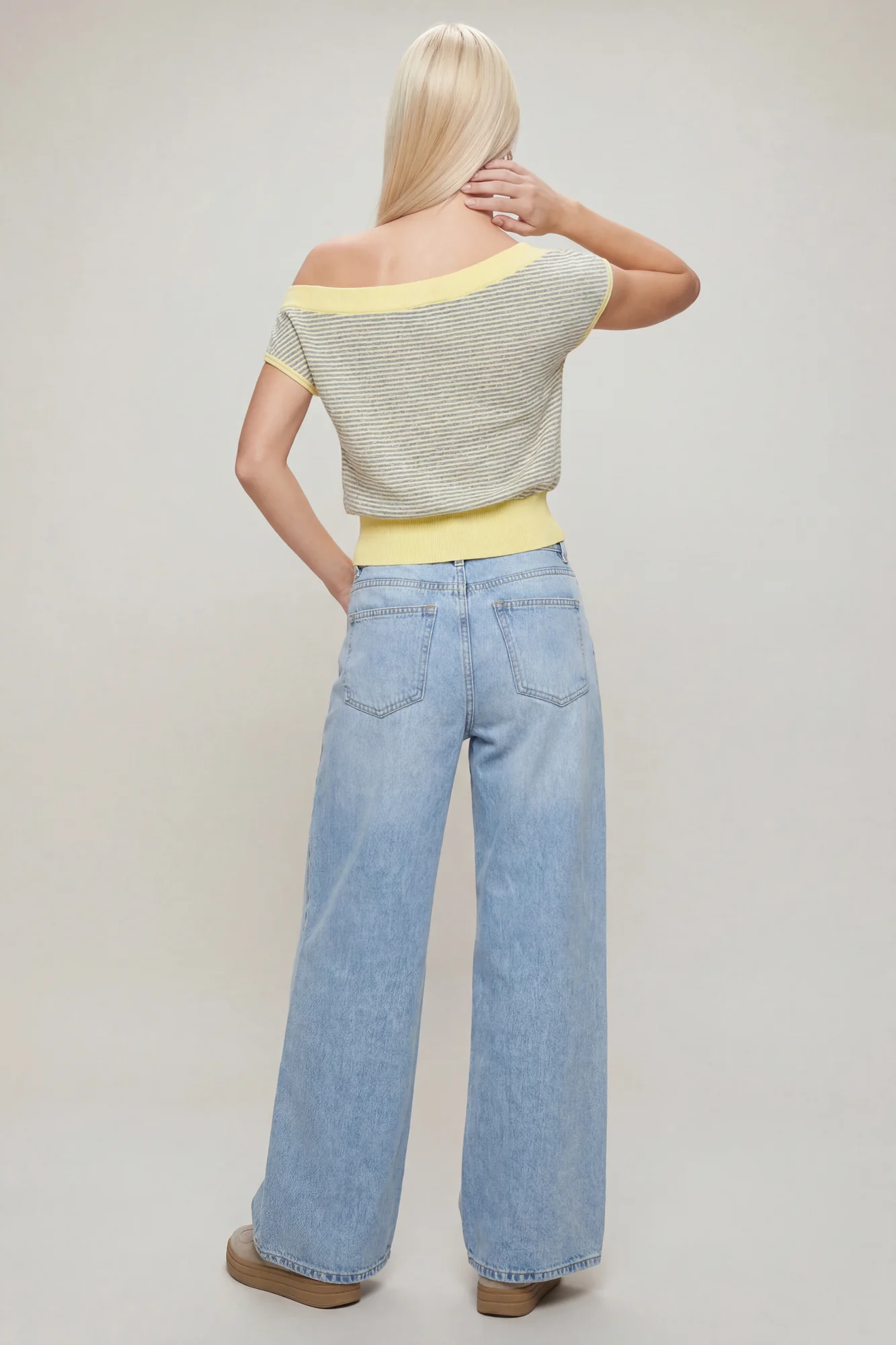 One Shoulder Knit Sweater - Image 23