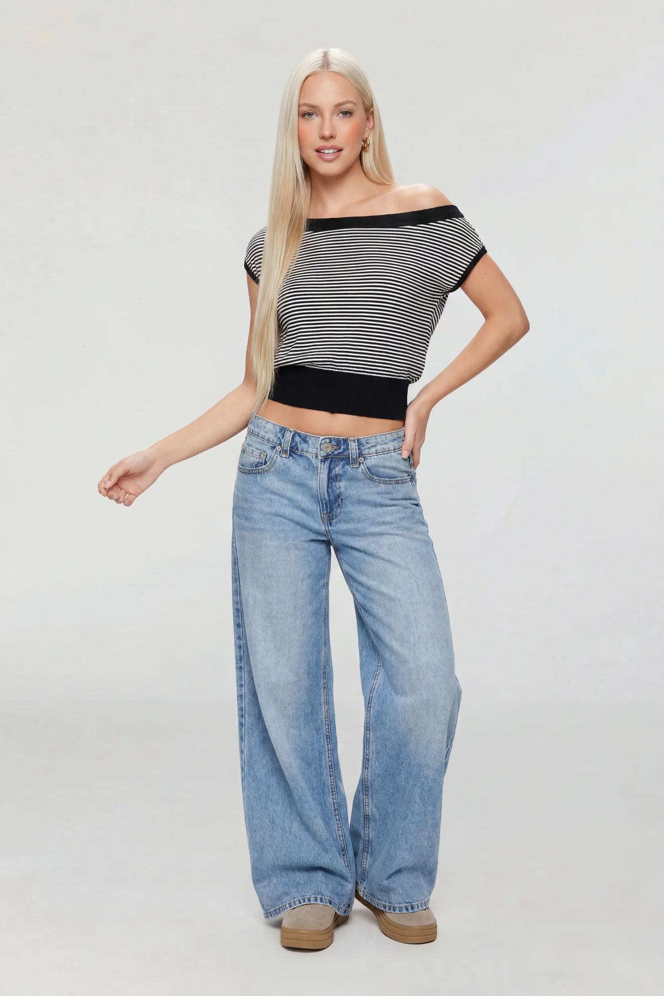 One Shoulder Knit Sweater - Image 9
