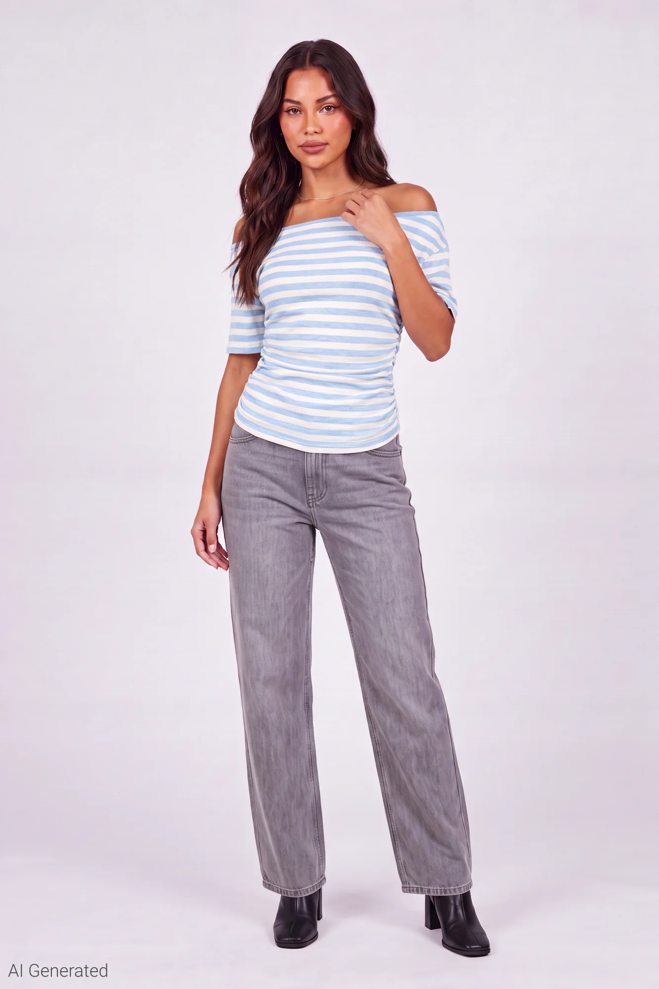 Slinky Off Shoulder Top - Image 23