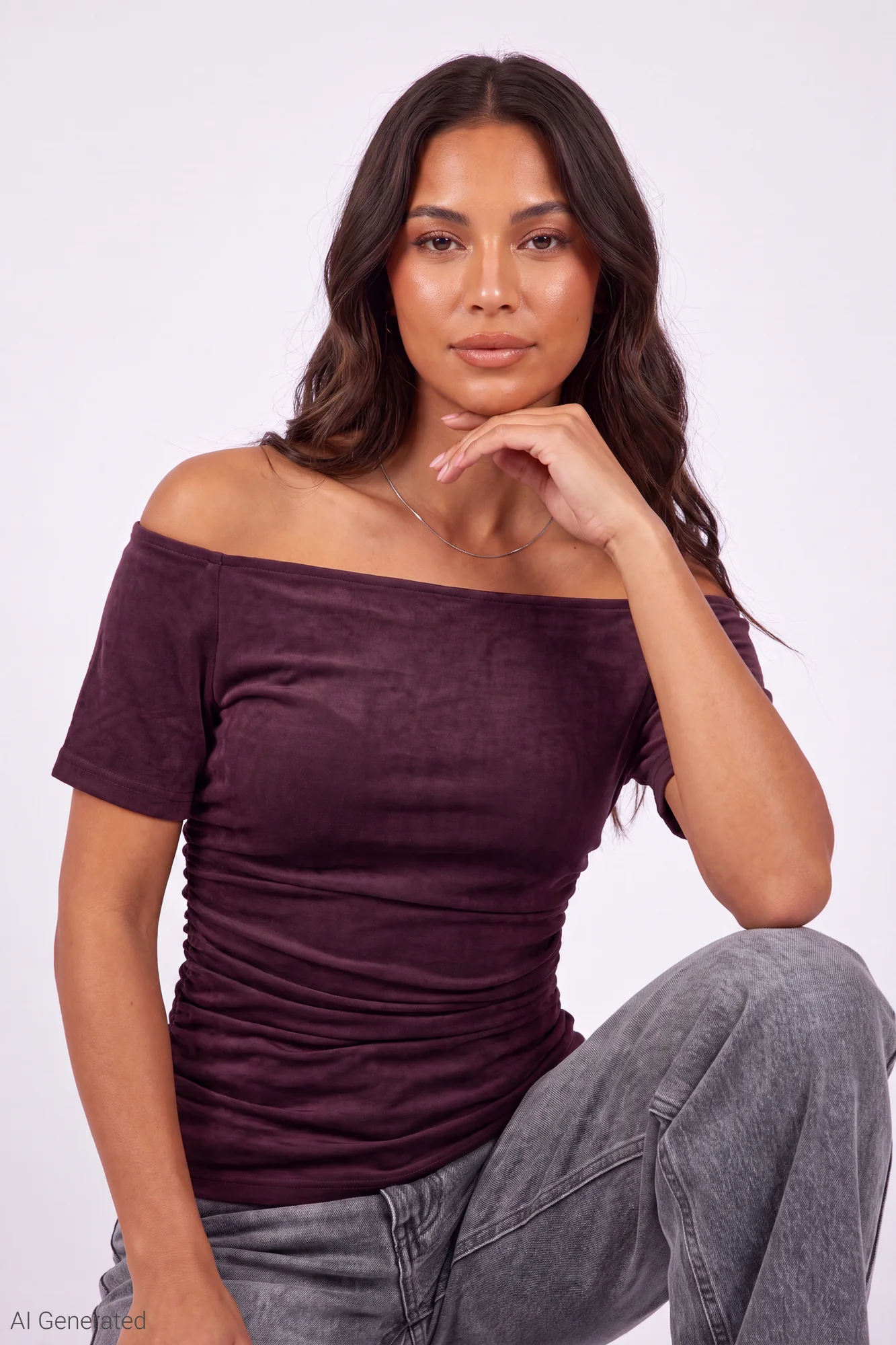 Slinky Off Shoulder Top - Image 28
