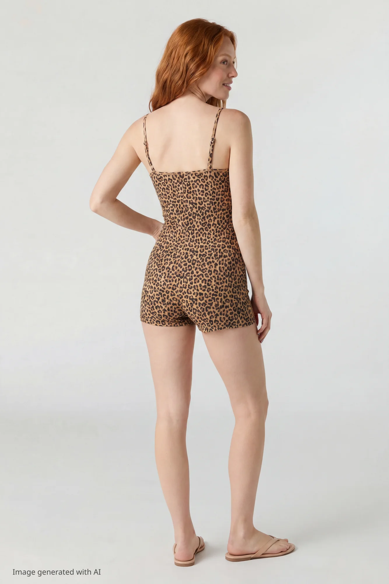 Soft Ribbed Lace Trim Romper - Image 14