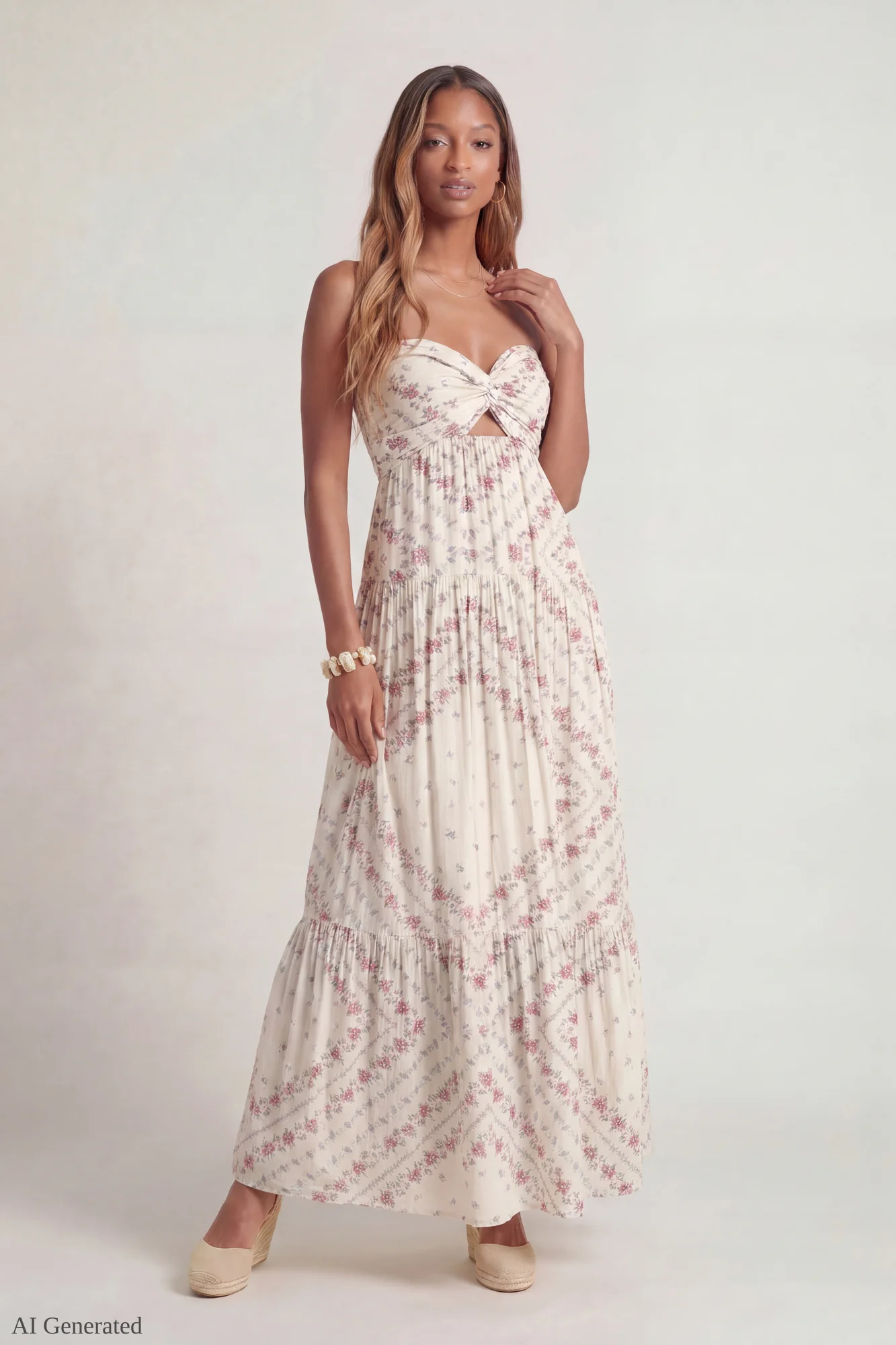 Sweetheart Strapless Maxi Dress - Image 3