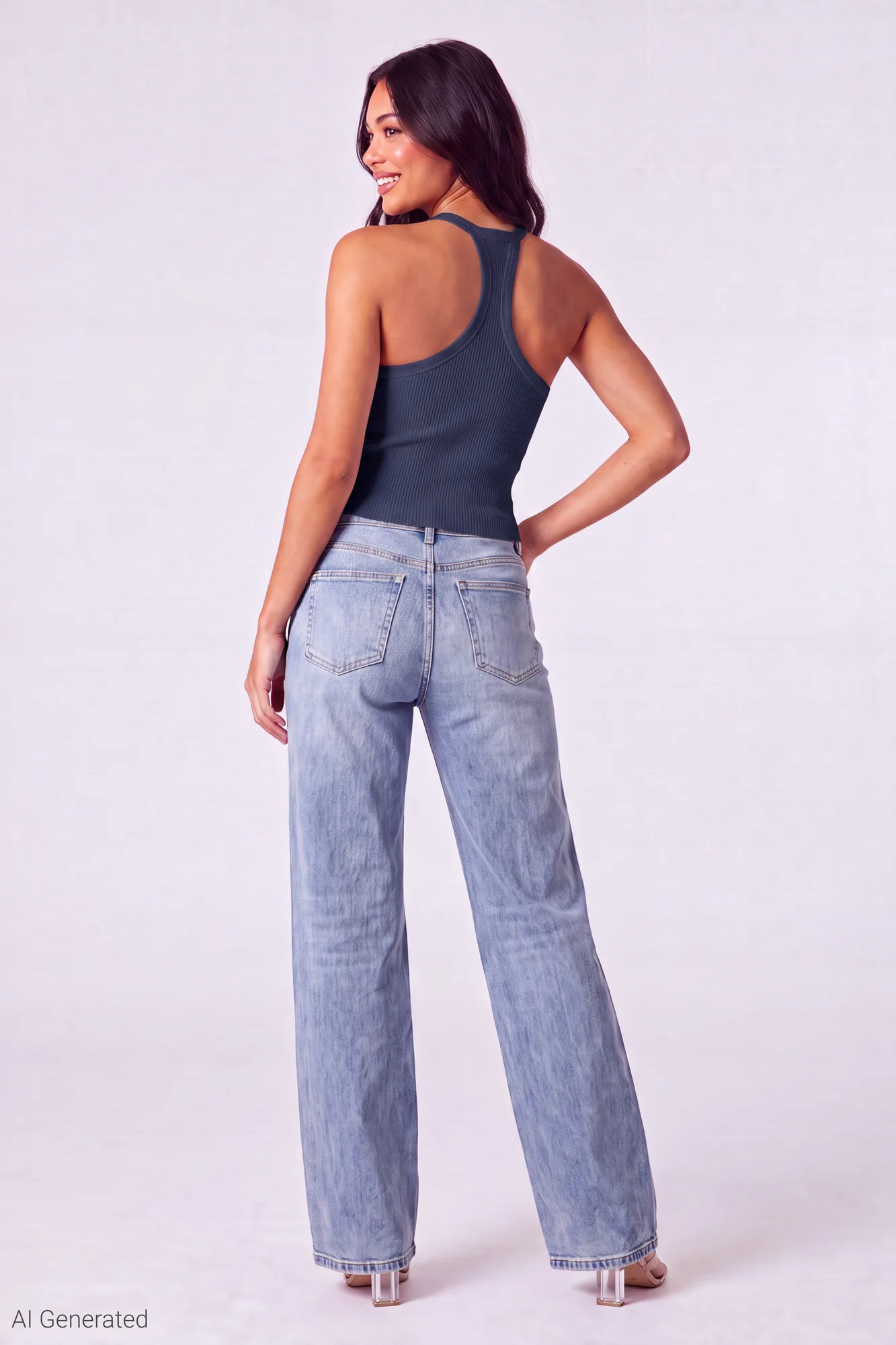 Ribbed Racerback Tank - Image 15