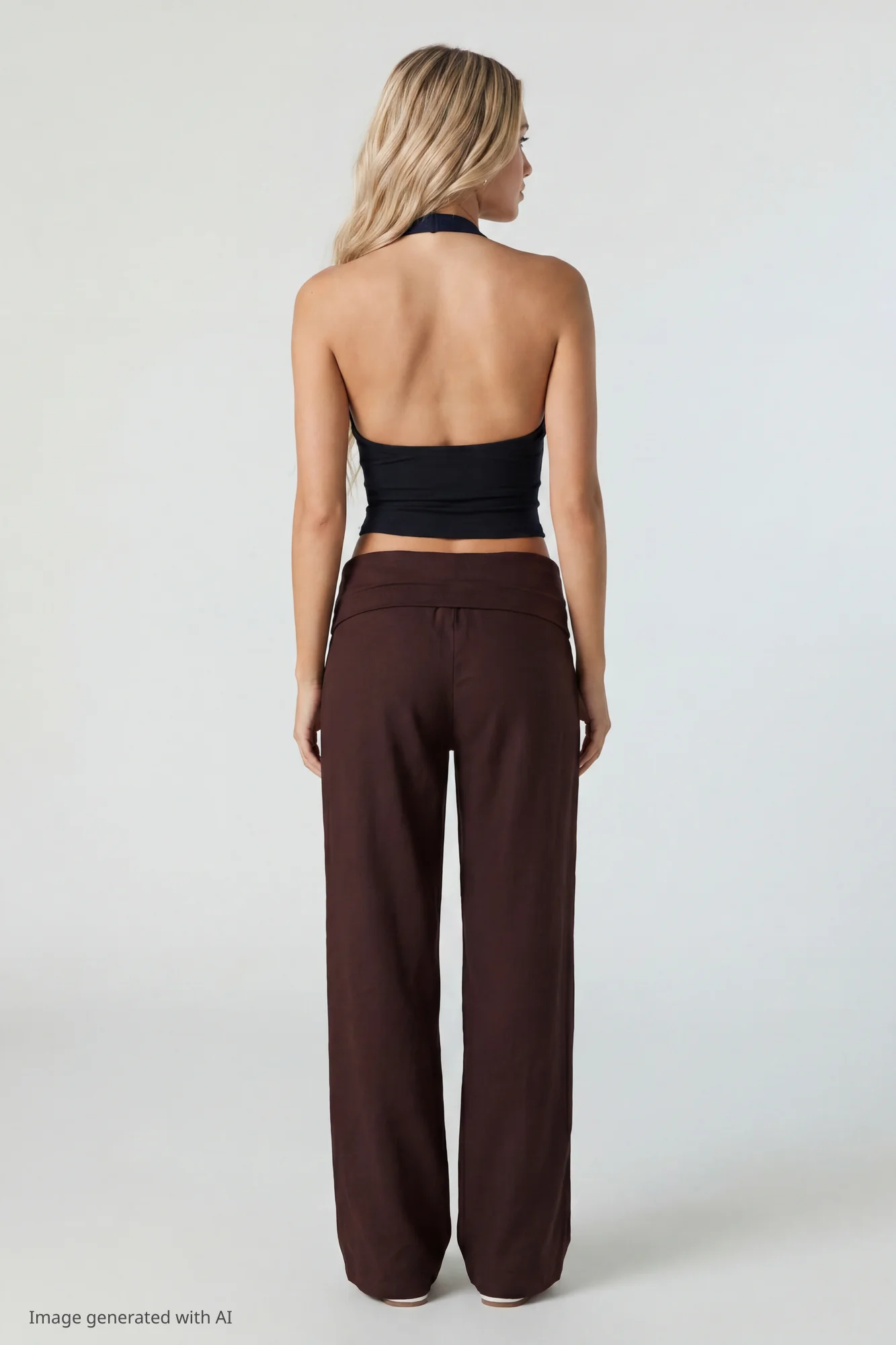 Soft V-Neck Halter Top - Image 17