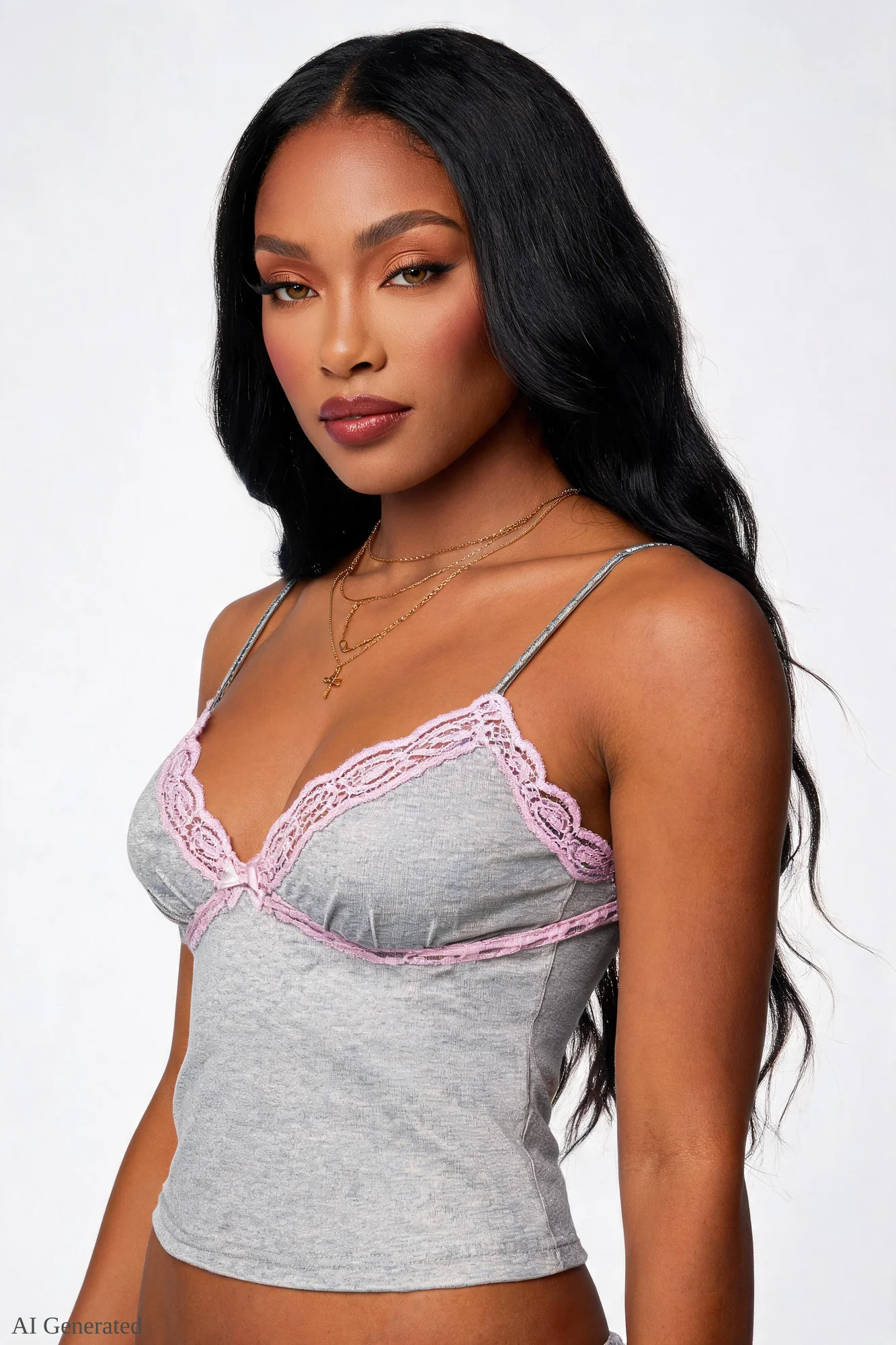 Soft Lace Trim Cami - Image 4