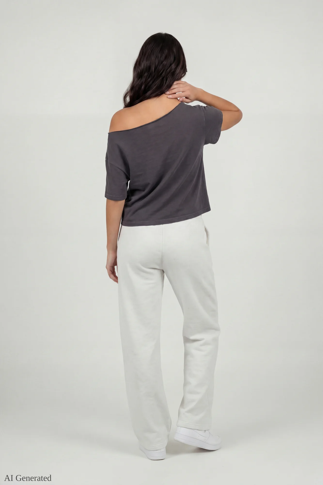 Off-Shoulder Summer Graphic T-Shirt - Image 6