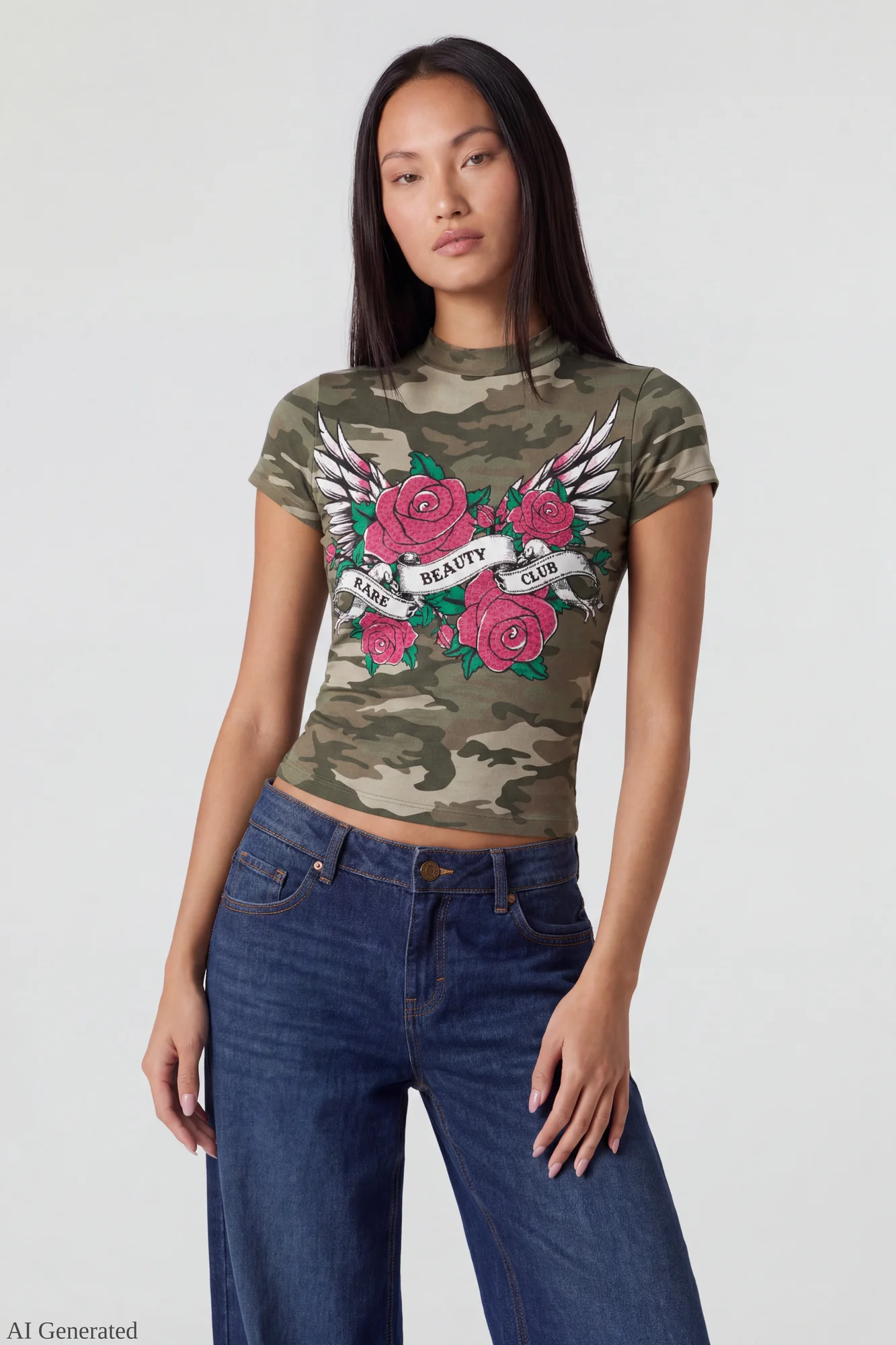 Graphic Fitted T-Shirt - Image 16