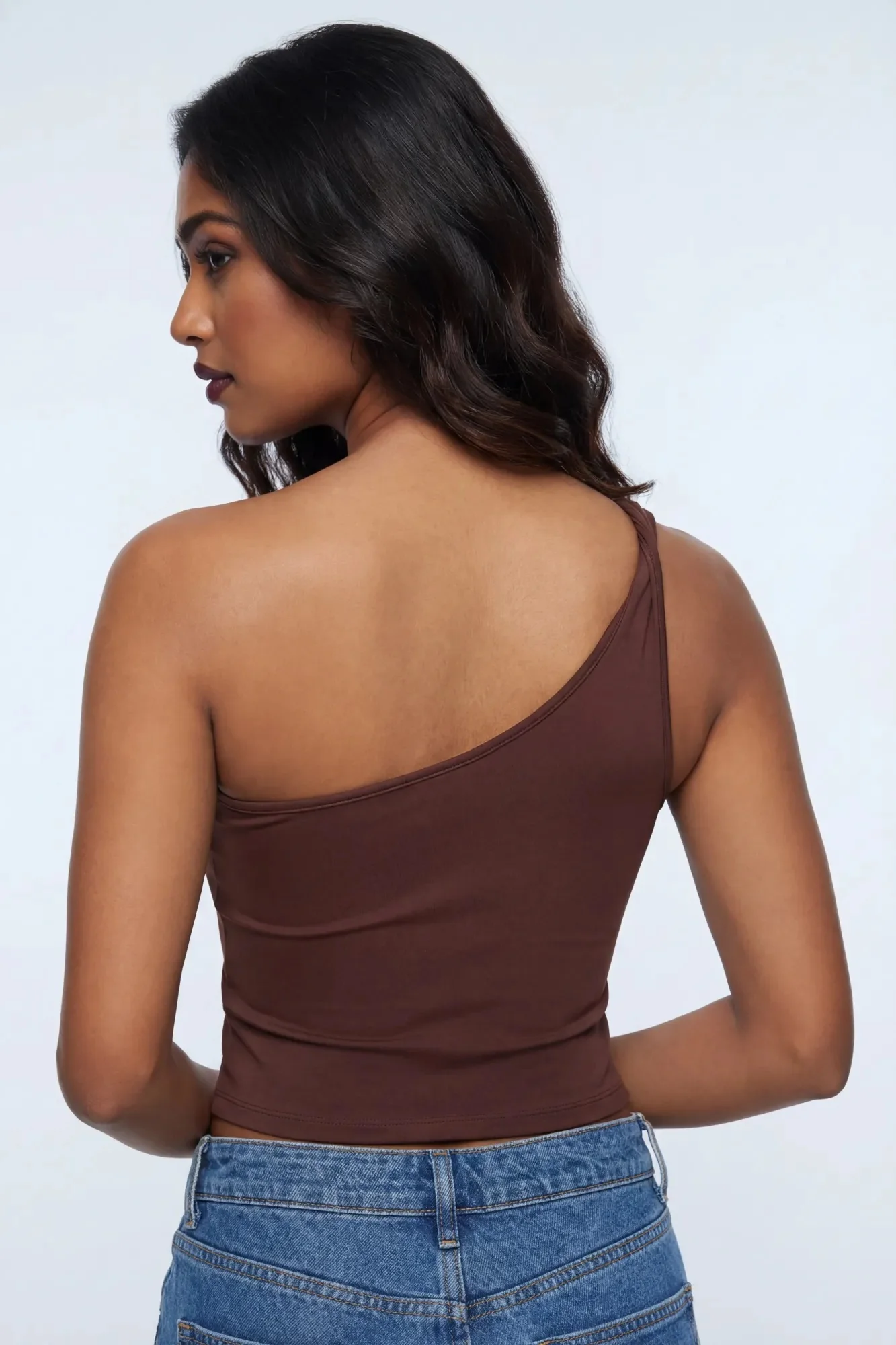 Playboy Contour One Shoulder Top - Image 6