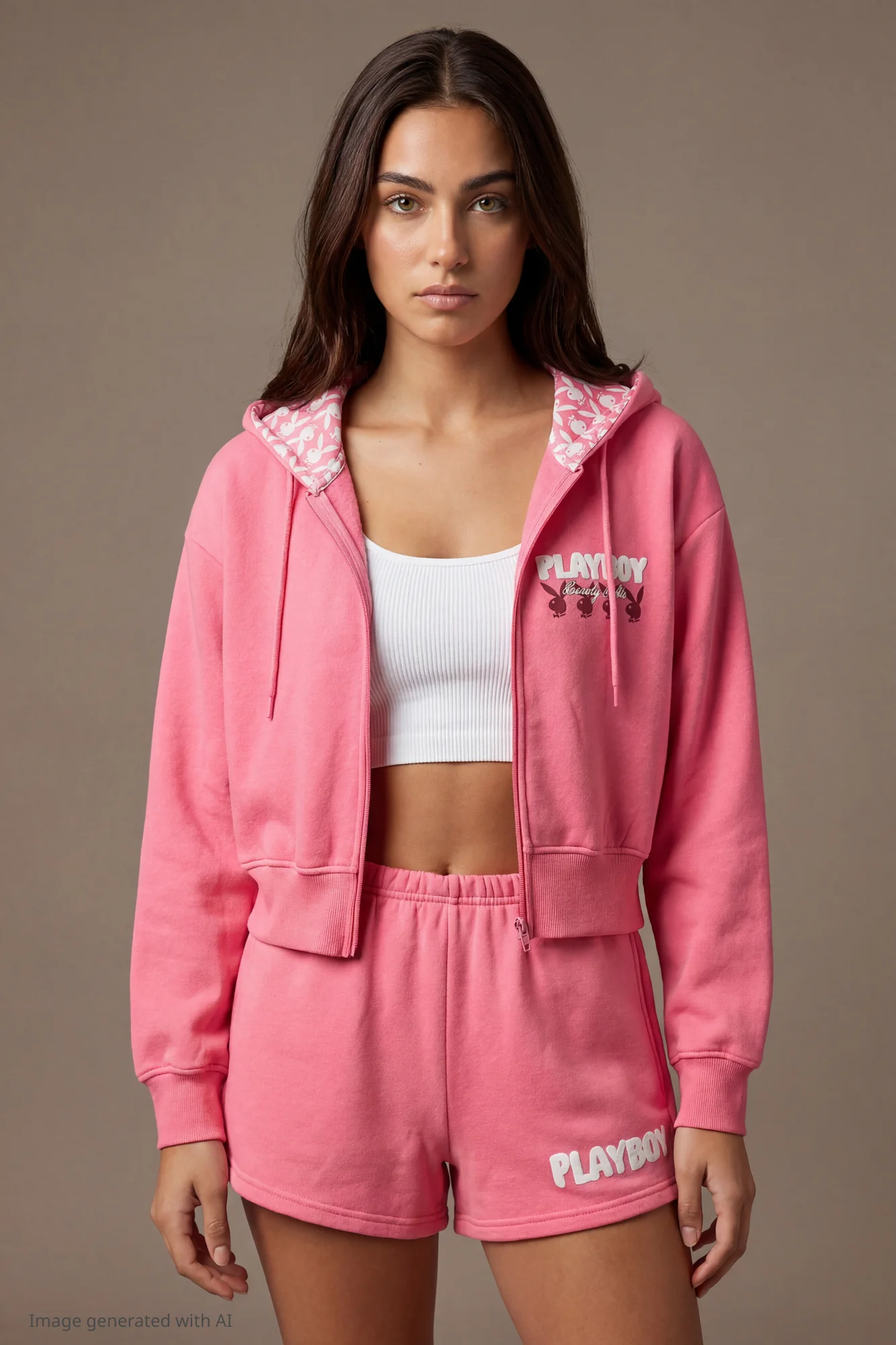 Playboy Fleece Graphic Zip Hoodie - Image 16