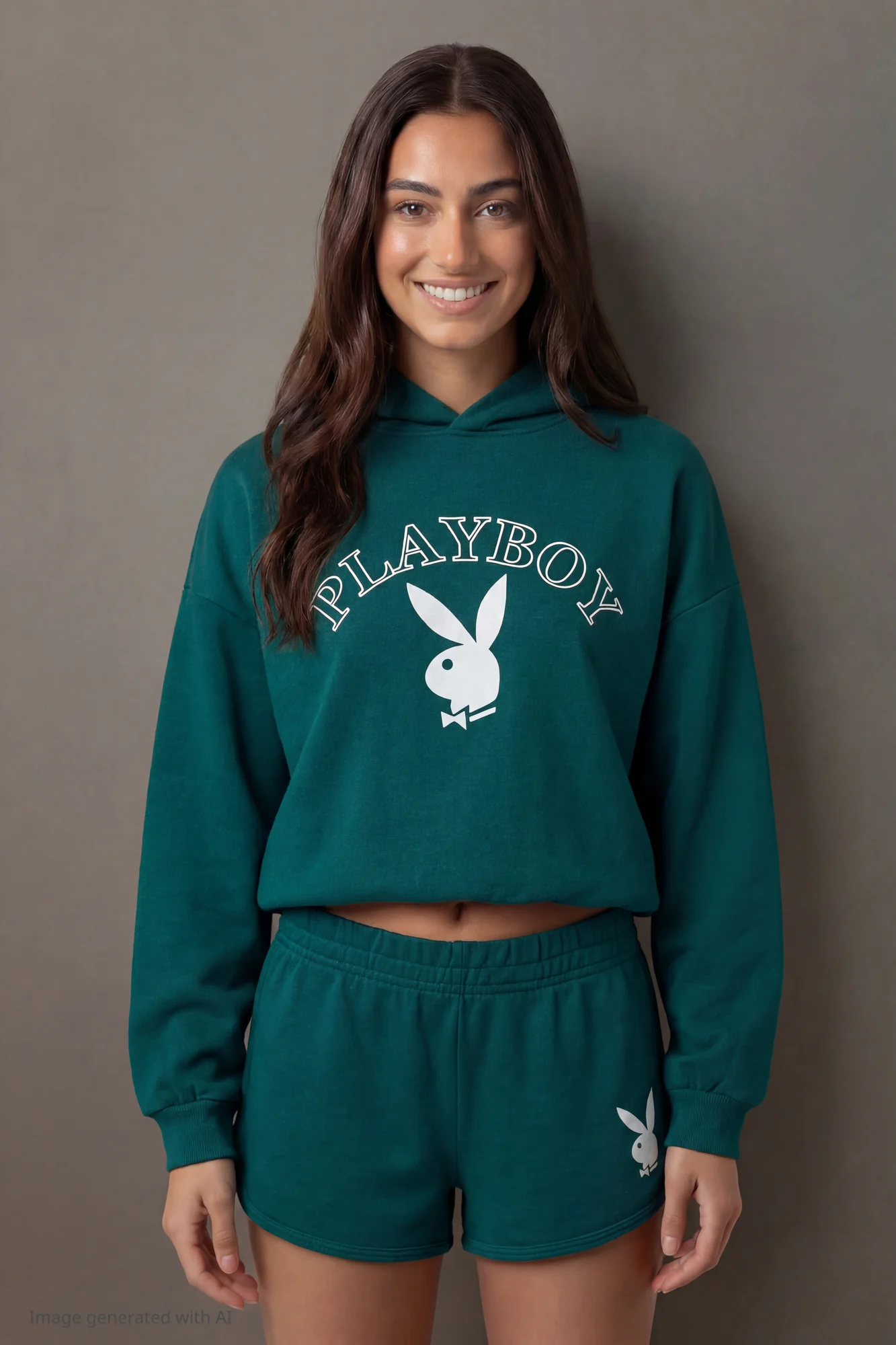 Playboy Graphic Boxy Fleece Hoodie - Image 9