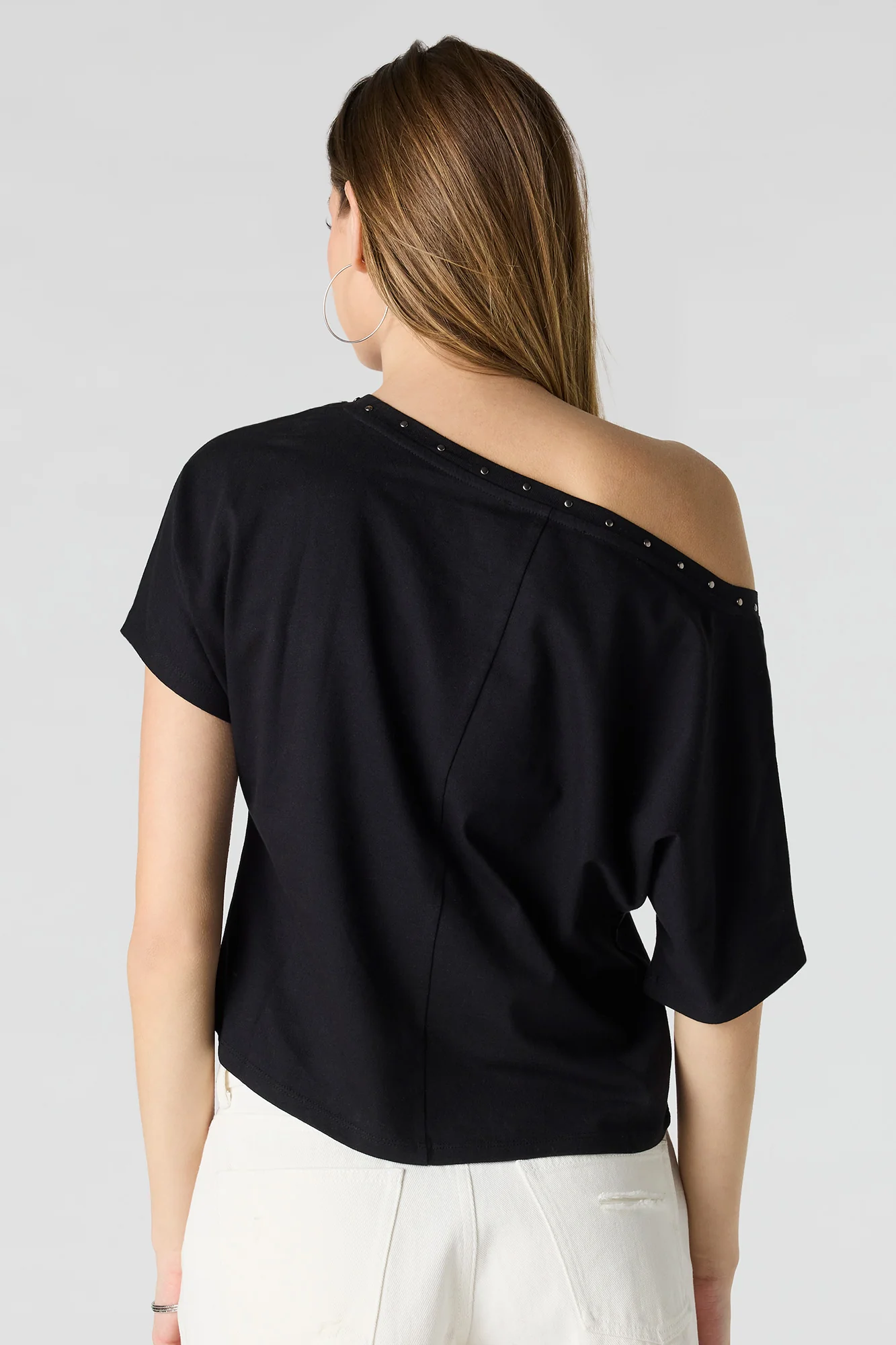 Studded Off-Shoulder Top - Image 6
