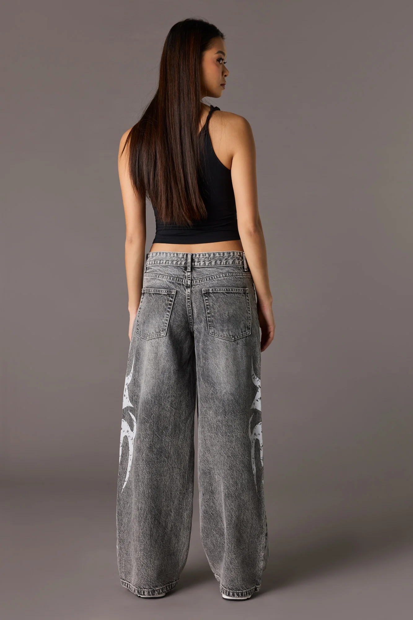 Playboy Graphic Low Rise Super Baggy Jean - Image 3