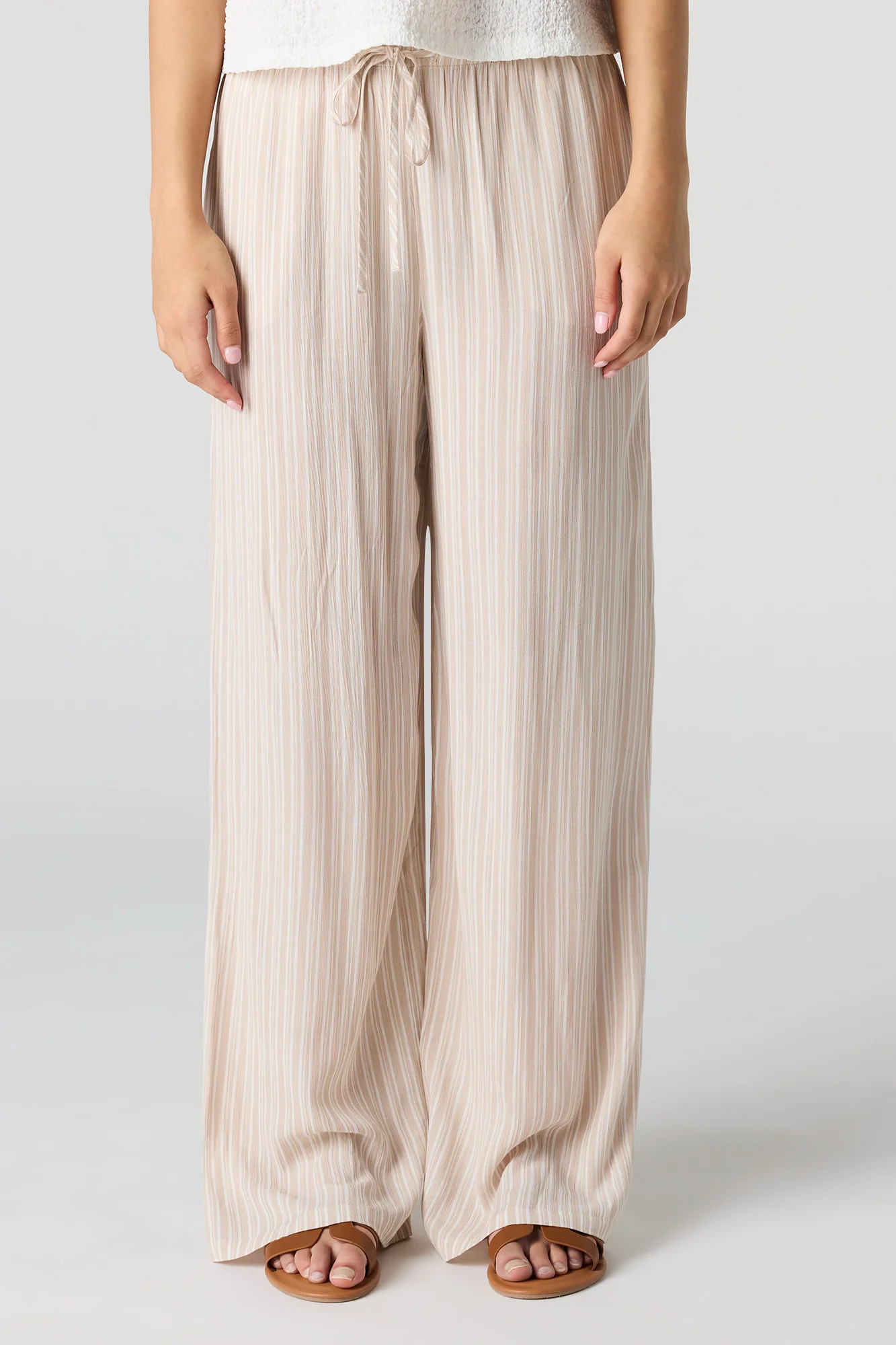 Flowy Wide Leg Drawstring Pant - Image 11