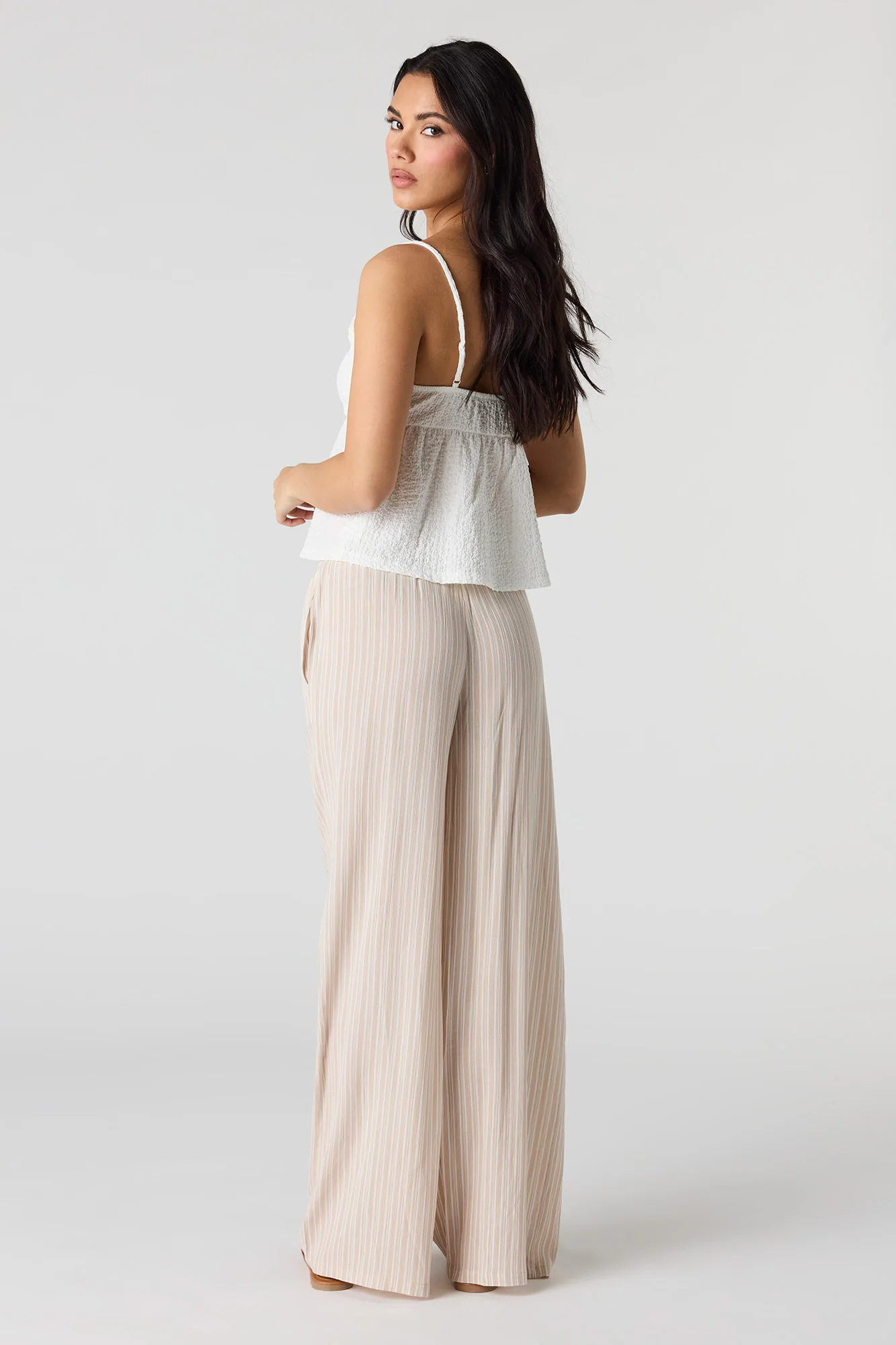 Flowy Wide Leg Drawstring Pant - Image 12
