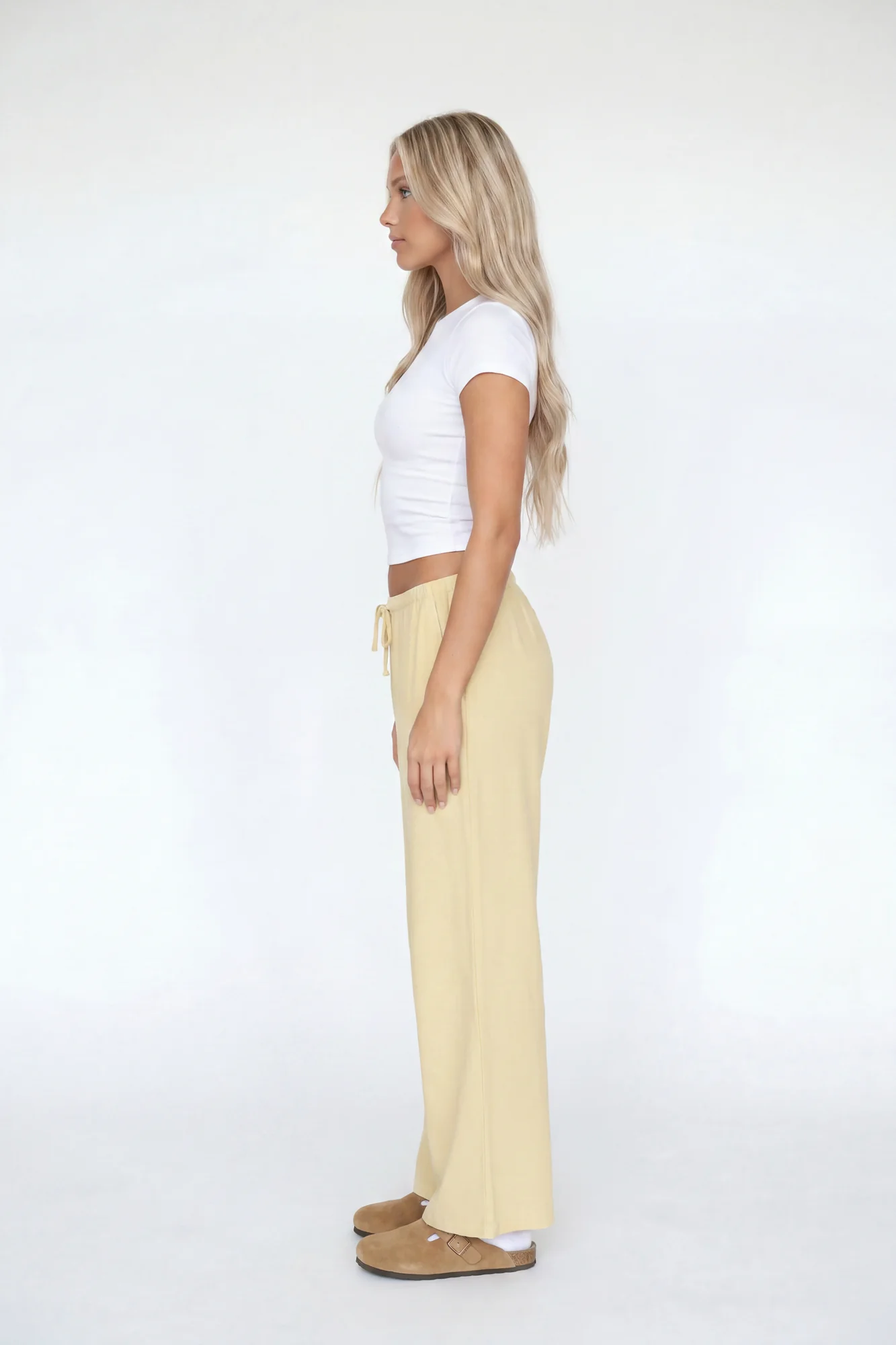 Linen-Blend Flowy Wide Leg Pant - Image 23