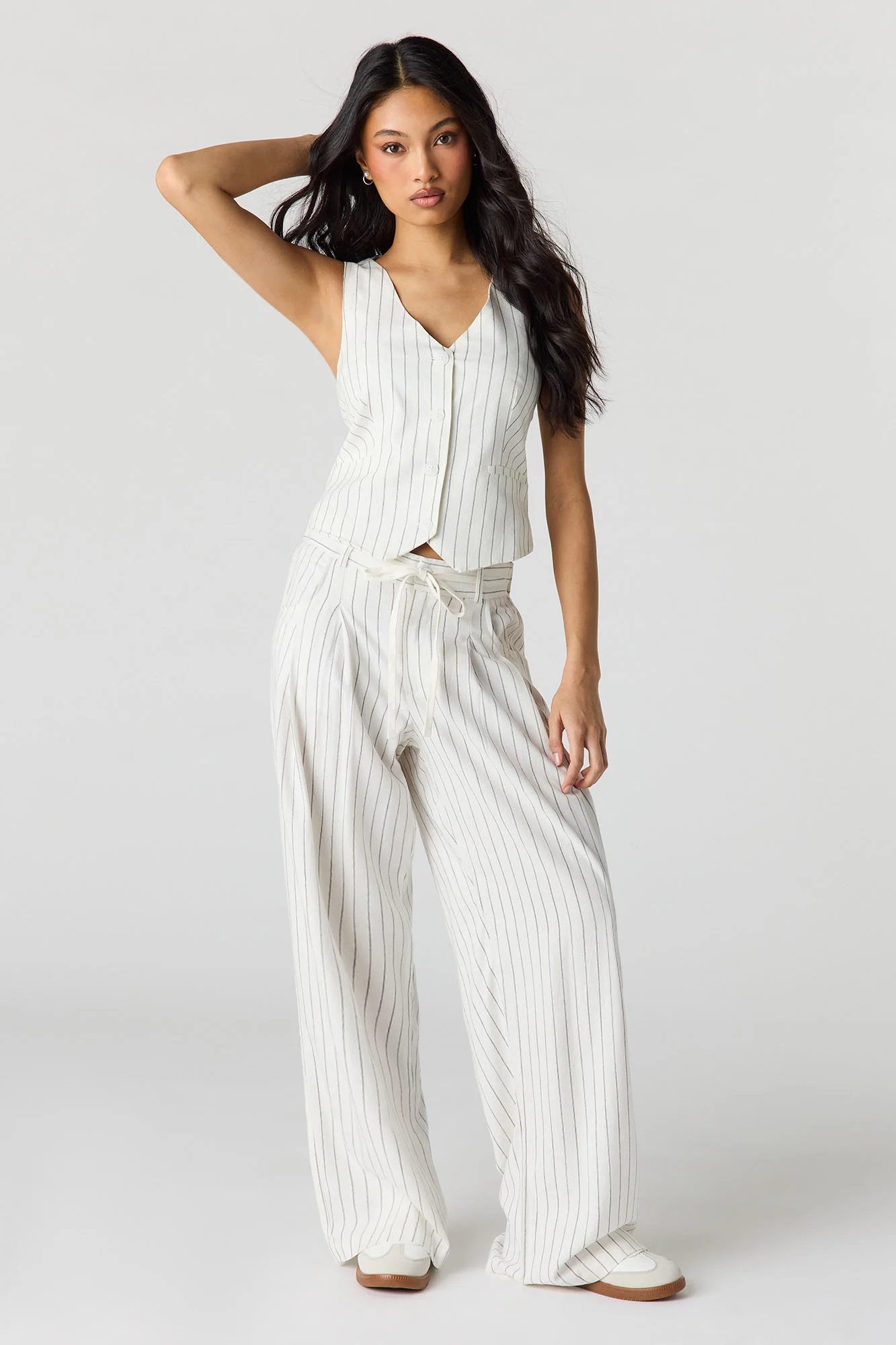 Linen-Blend Drawstring Trouser - Image 10