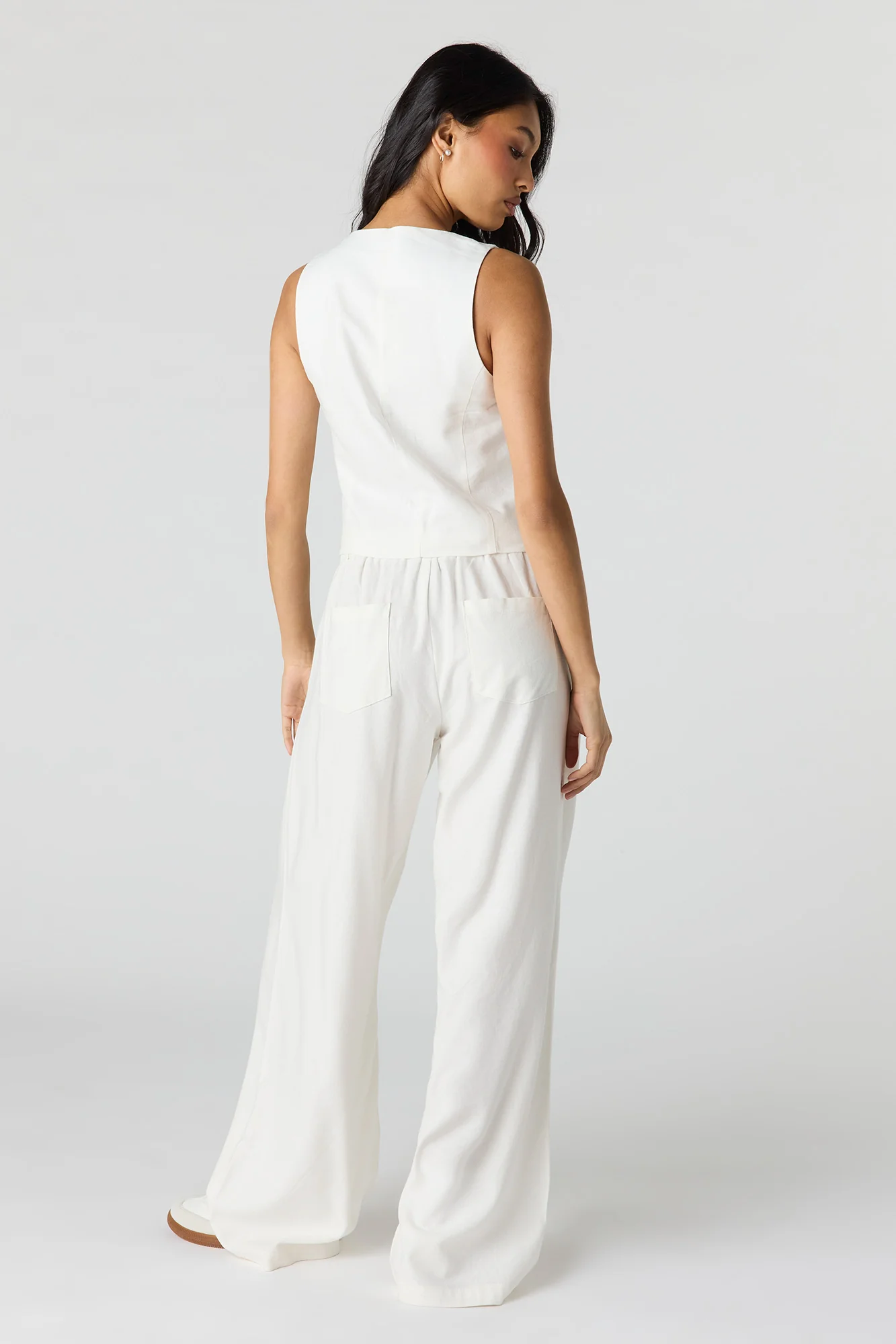Linen-Blend Drawstring Trouser - Image 6