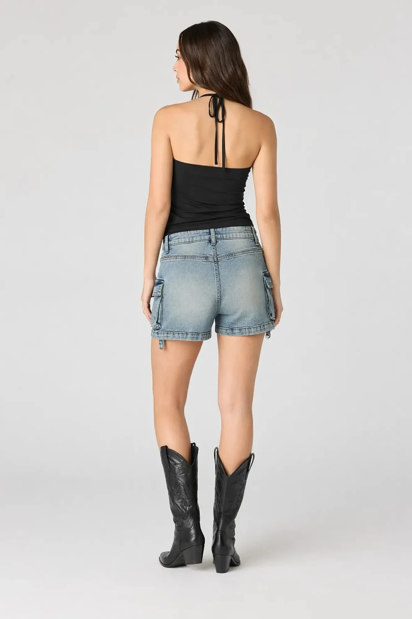 Denim Cargo Short - Image 11
