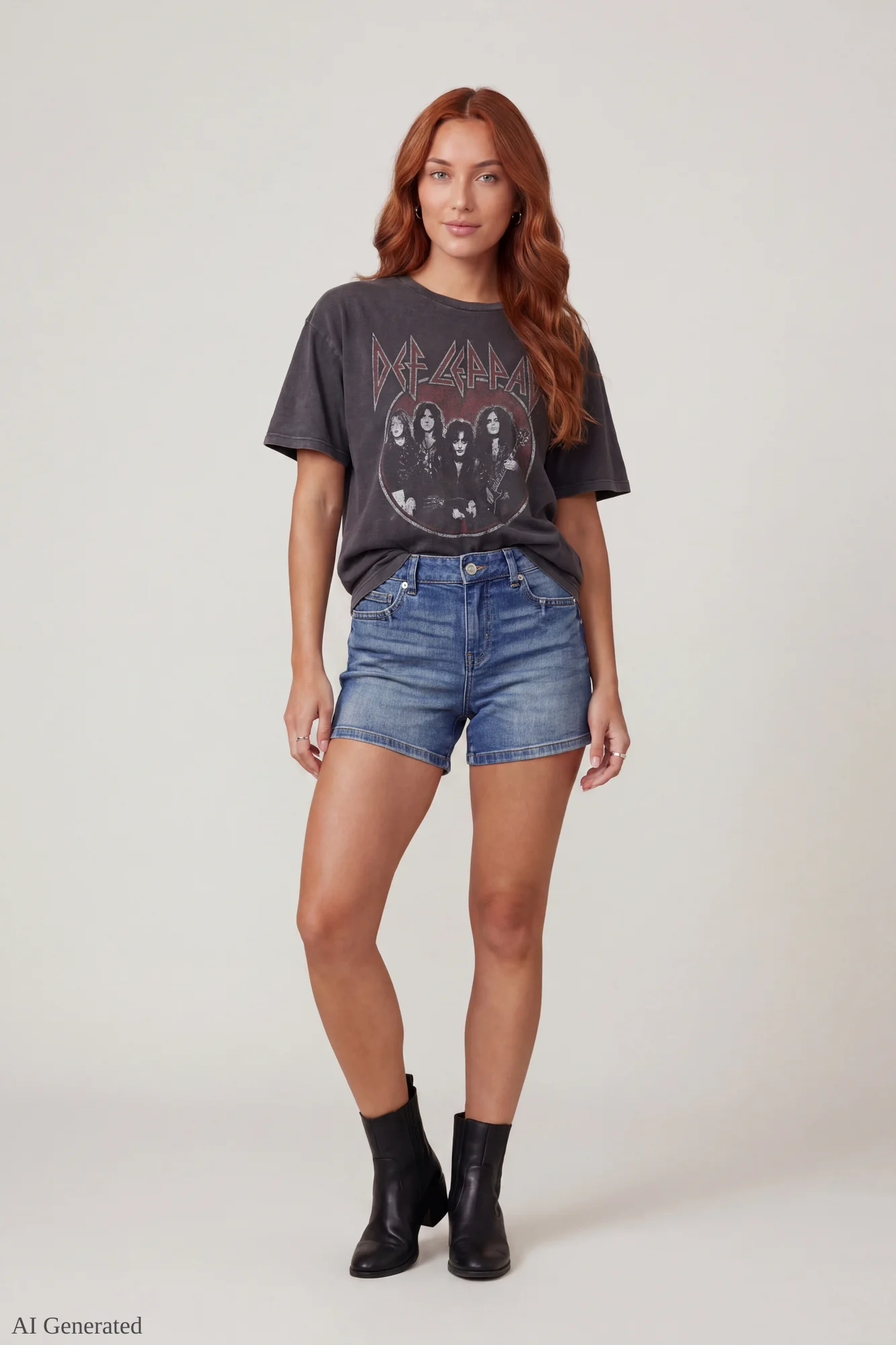 Low Rise Super Baggy Dark Jort 16" - Image 2
