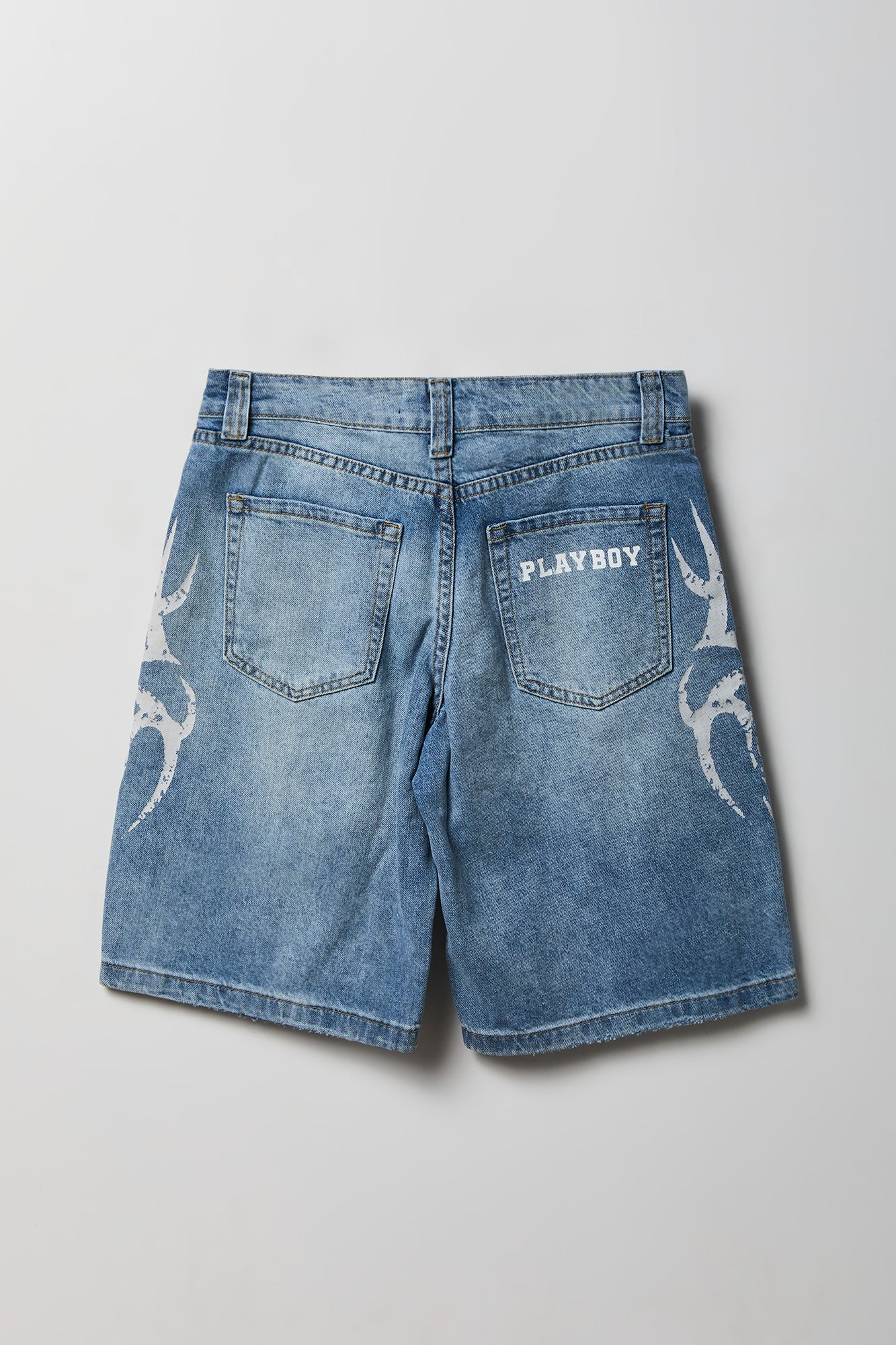 Playboy Print Low Rise Jort - Image 10
