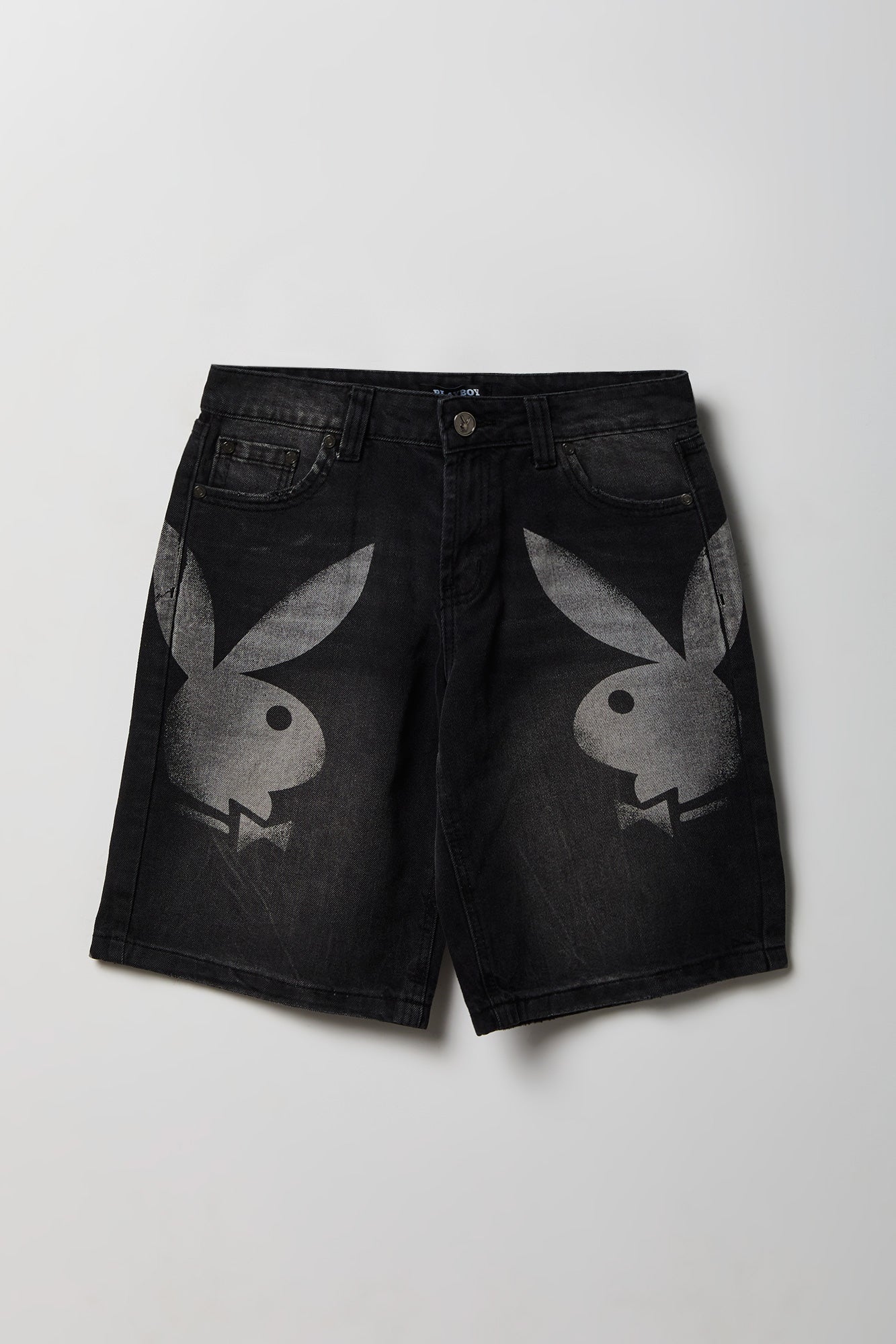 Playboy Print Low Rise Jort - Image 4