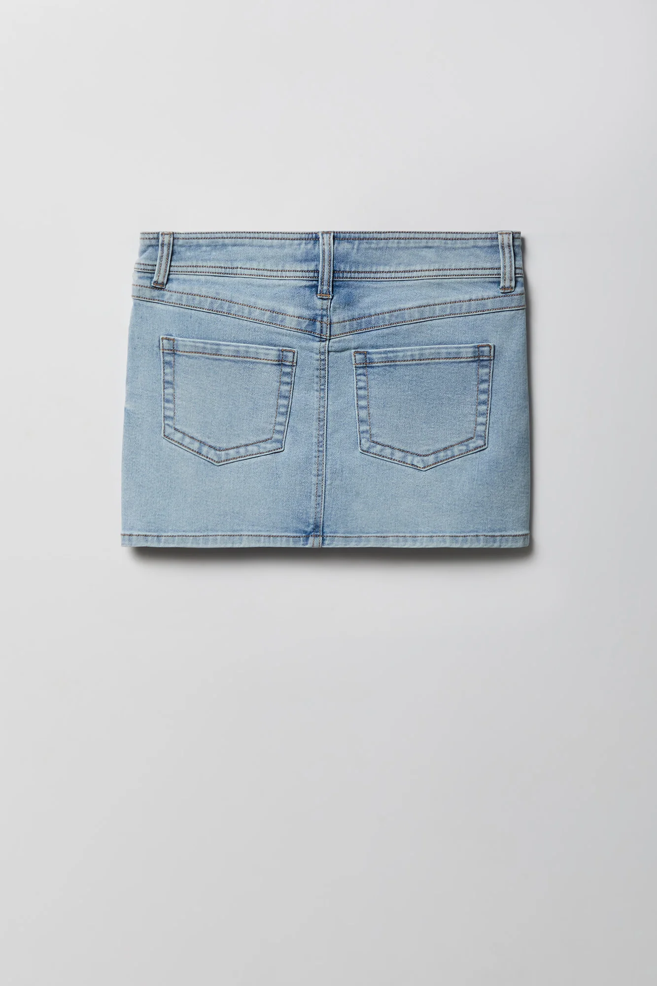 Micro Denim Skort - Image 13