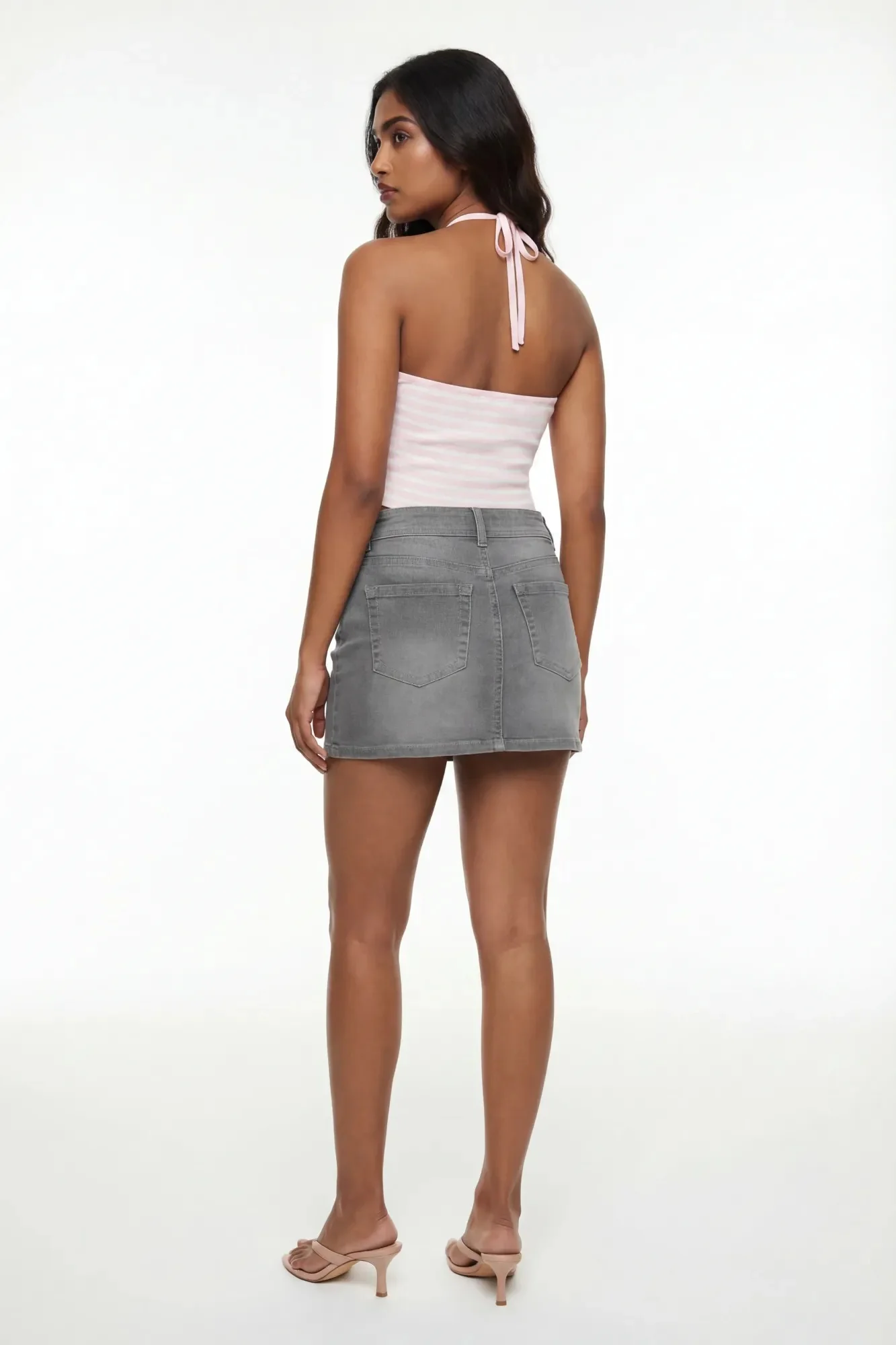 Micro Denim Skort - Image 8