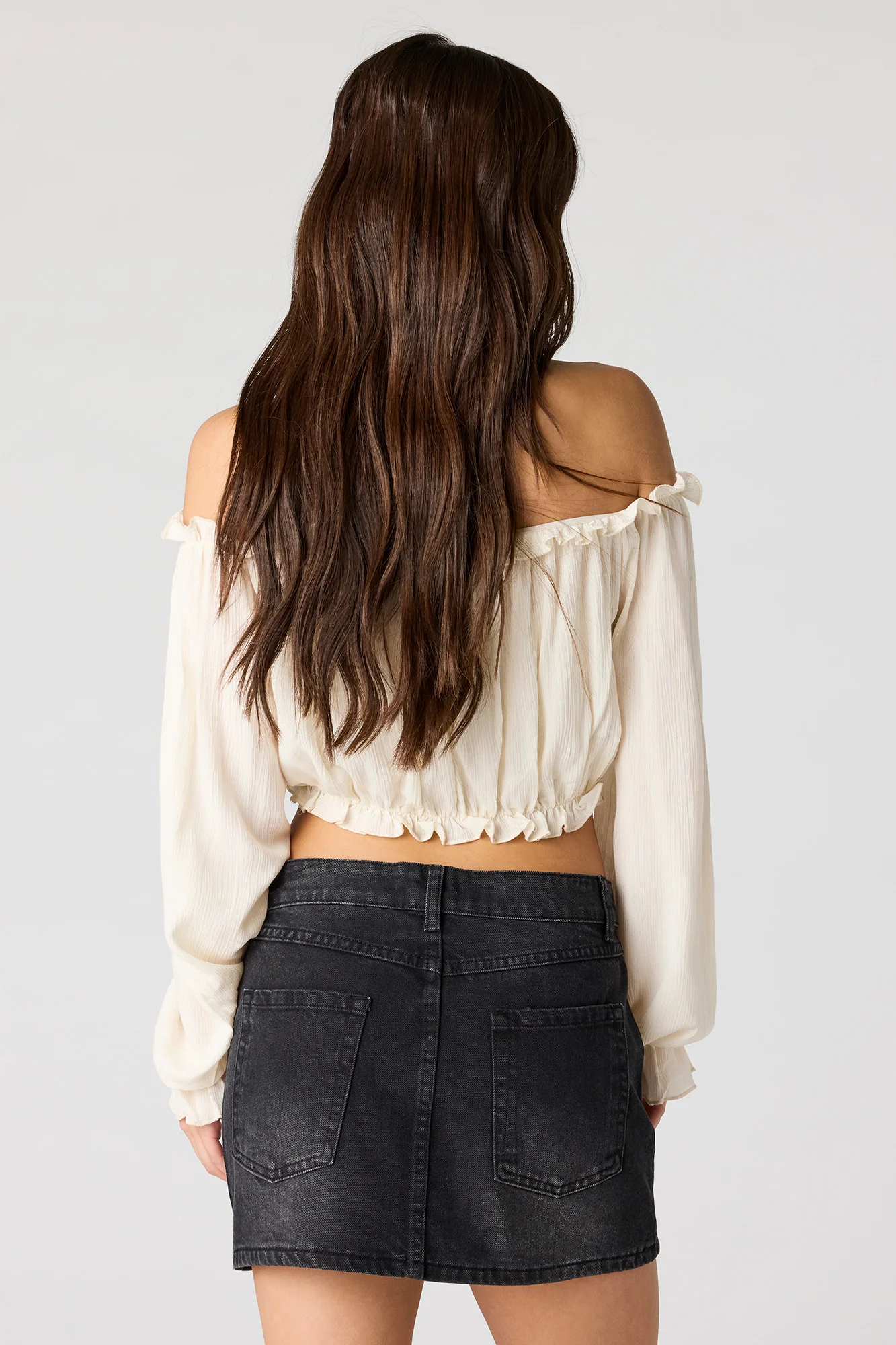 Star Studded Denim Skirt - Image 5