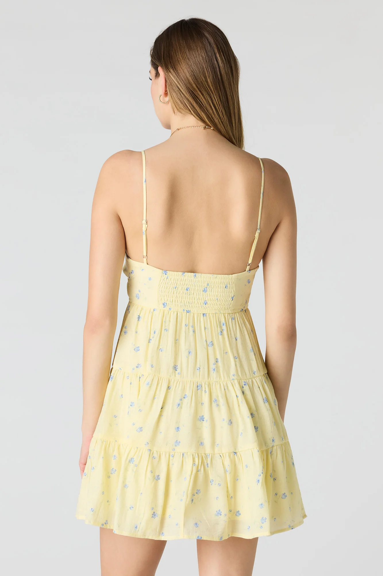 Babydoll Tiered Mini Dress - Image 11