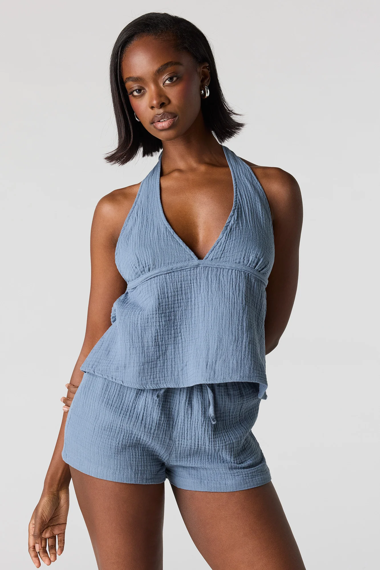 Textured Drawstring Short - Image 18