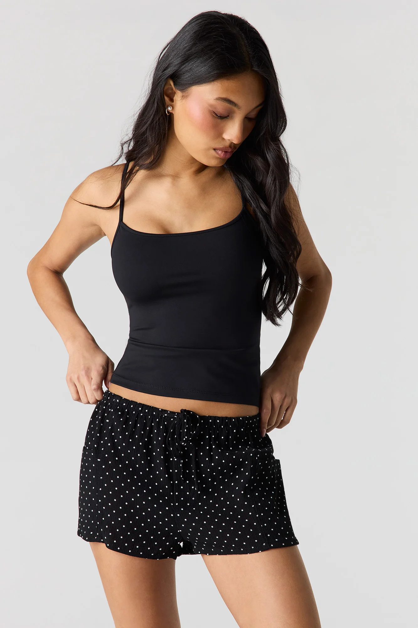 Textured Drawstring Short - Image 17