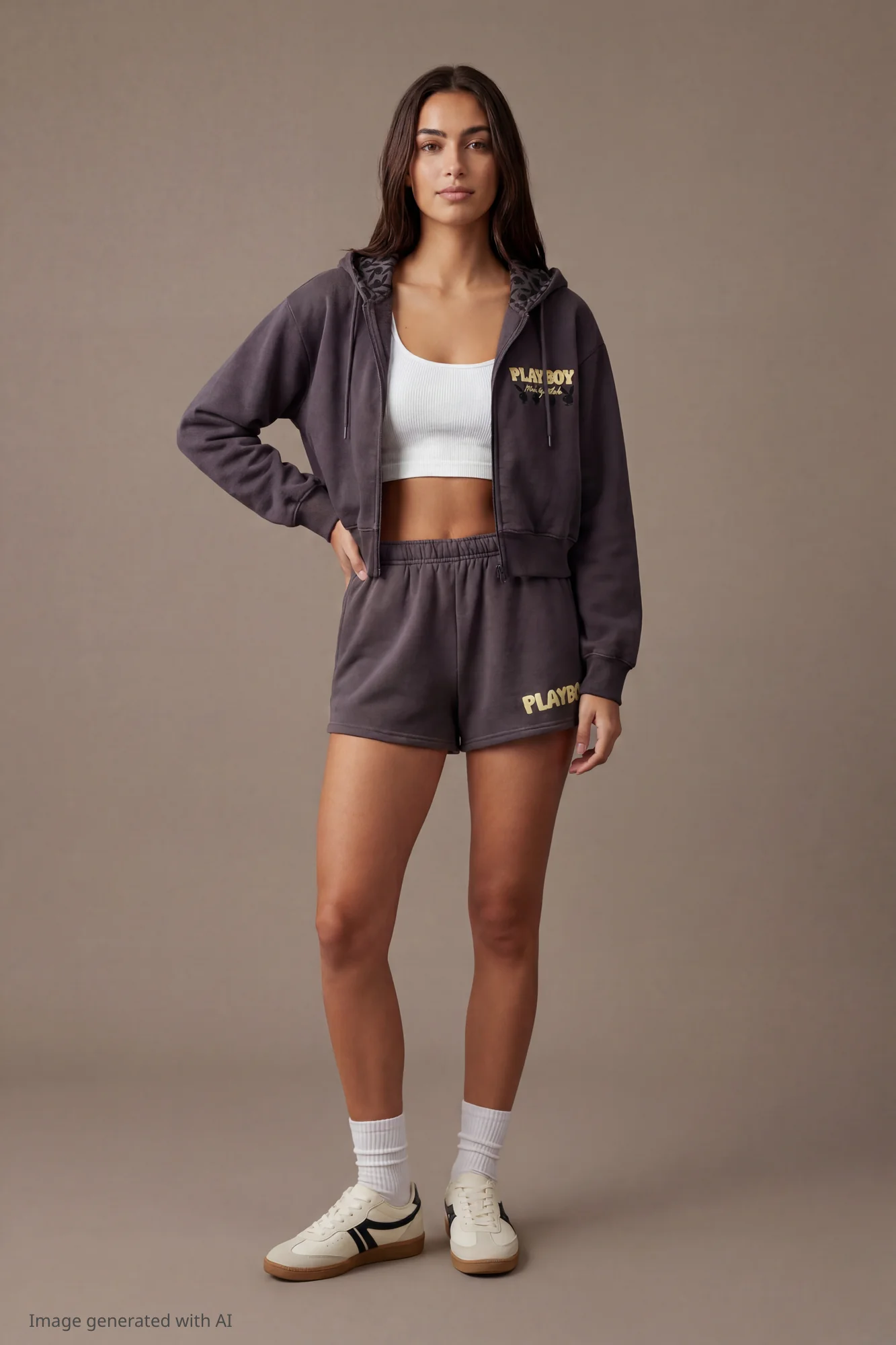 Playboy Graphic Fleece Short 2" - Image 13