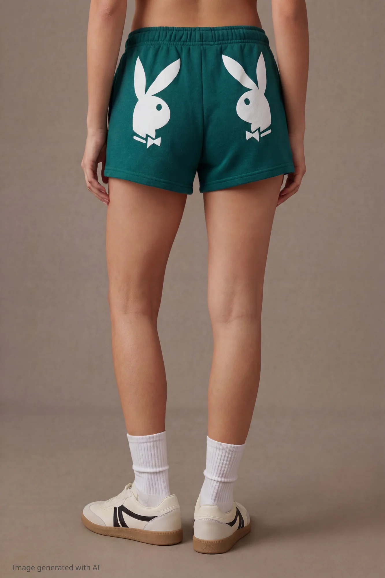 Playboy Graphic Fleece Short 2" - Image 3