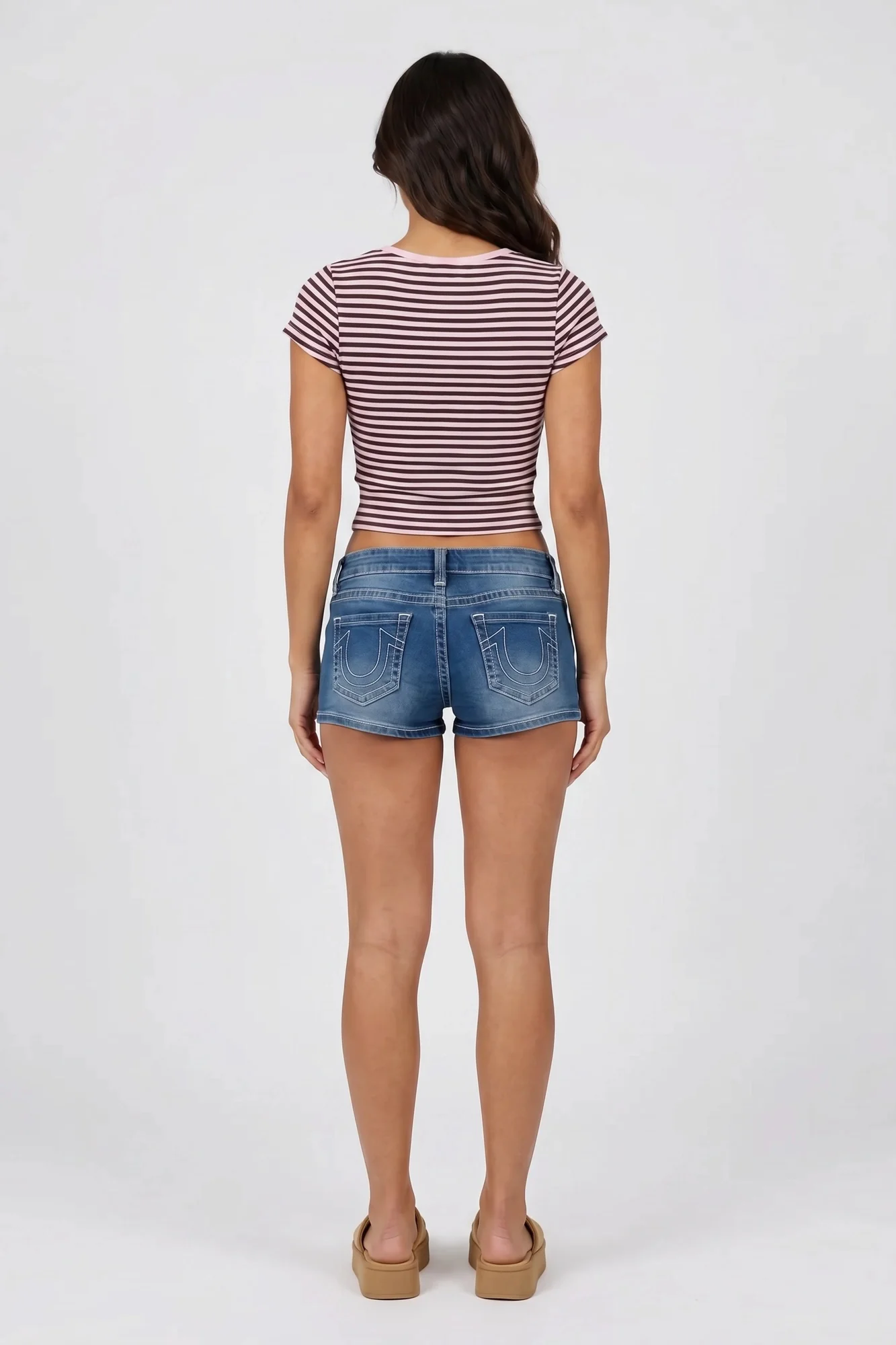 Ribbed Scoop Neck Button-Up Top - Image 23