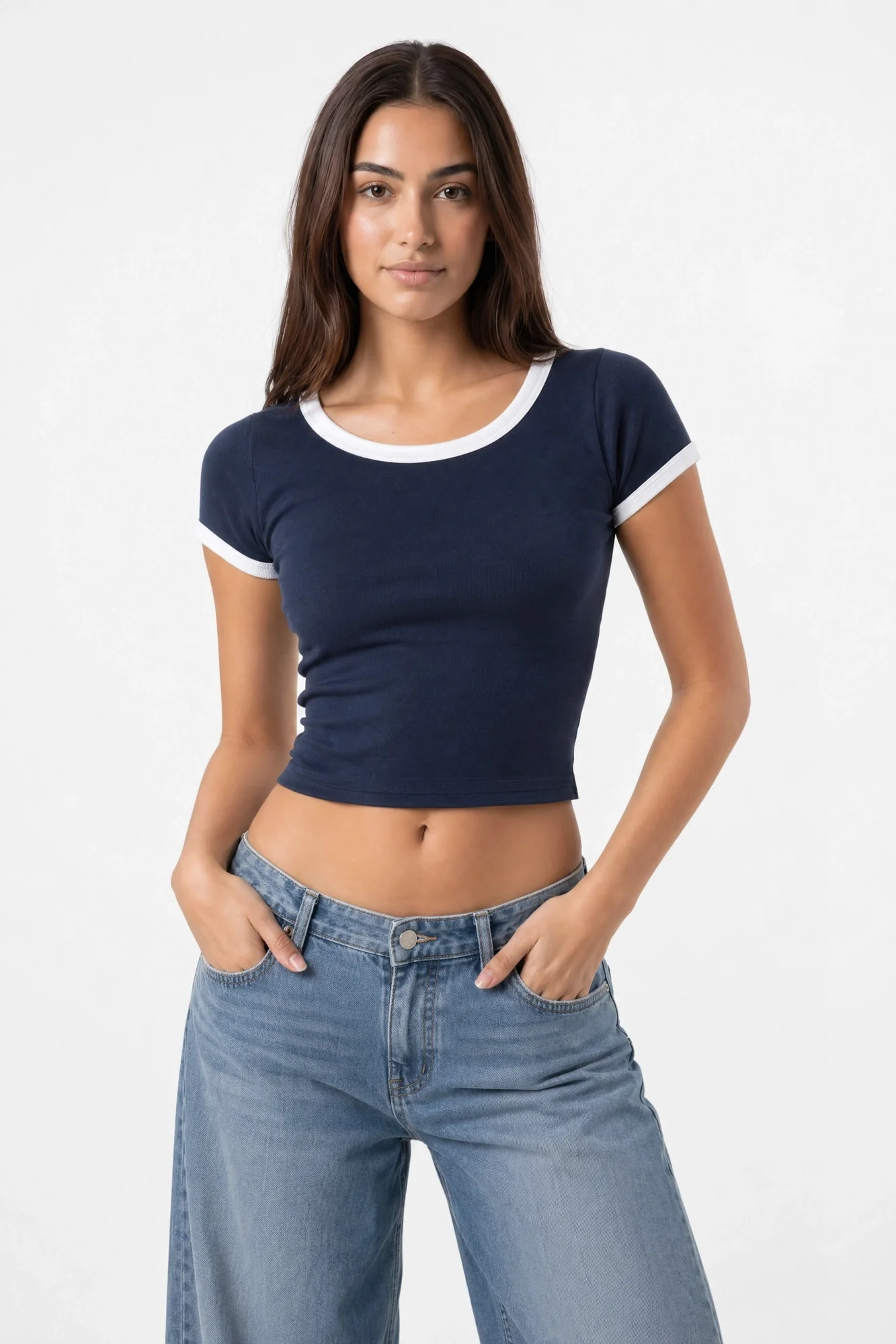 Ribbed Ringer Tee - Image 10
