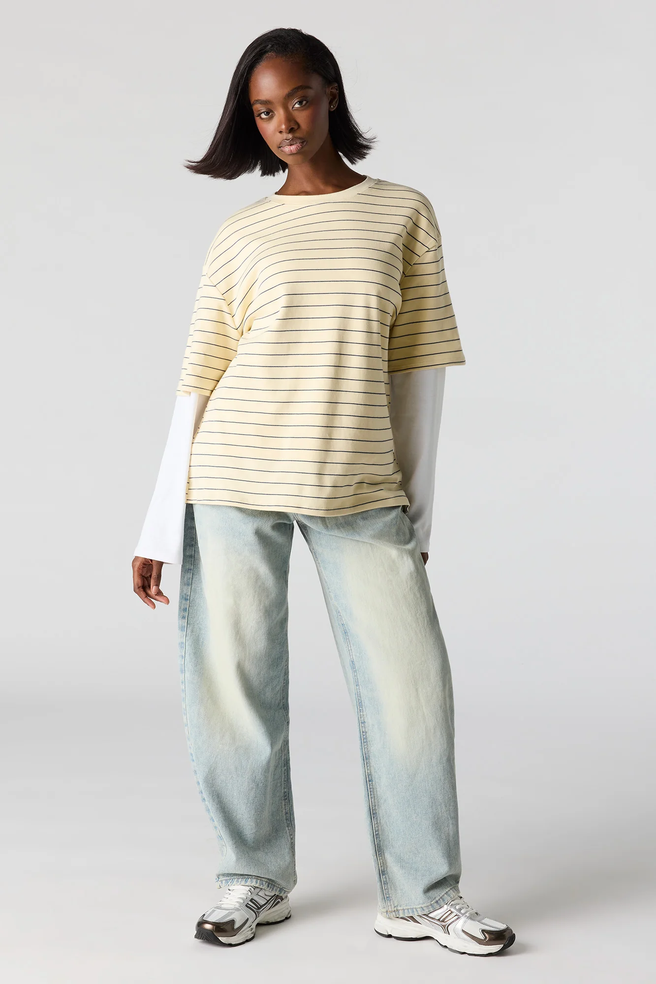 Luxe Heavy Cotton Oversized Boxy T-Shirt - Image 3
