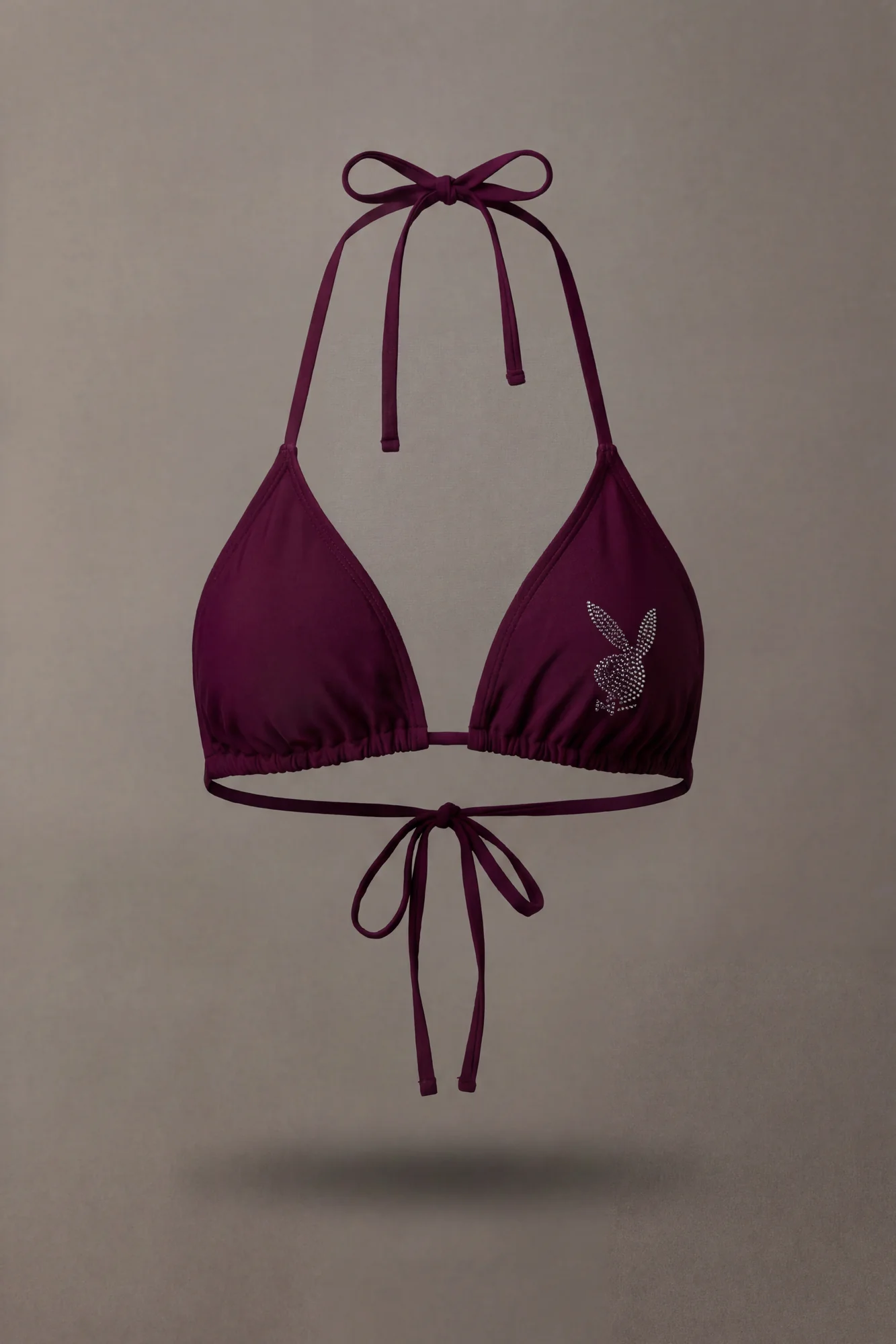 Playboy Rhinestone Triangle Bikini Top - Image 8