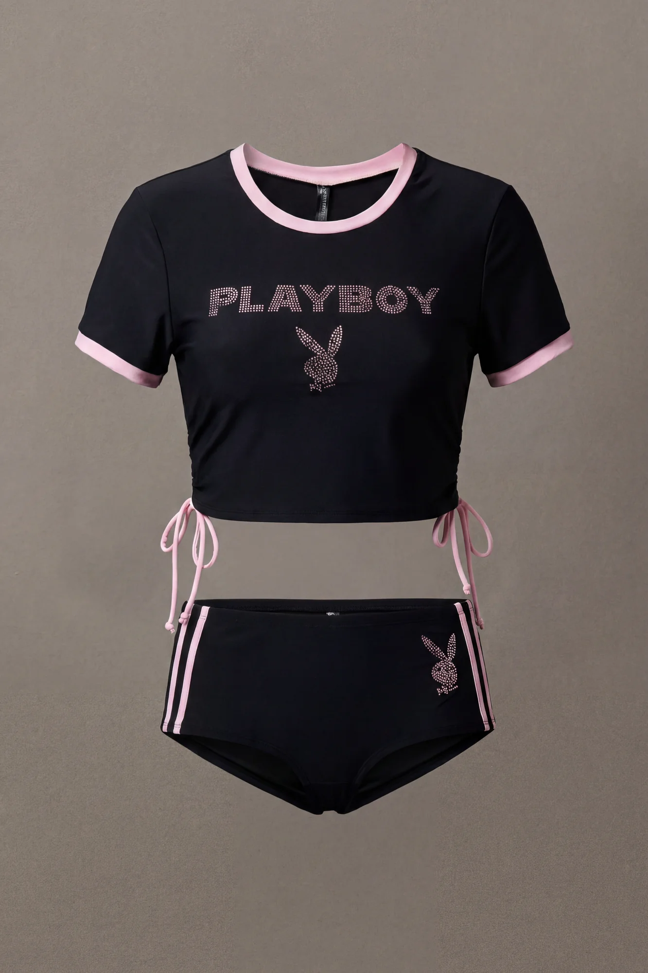 Playboy Rhinestone Cheeky Bikini Bottom - Image 4