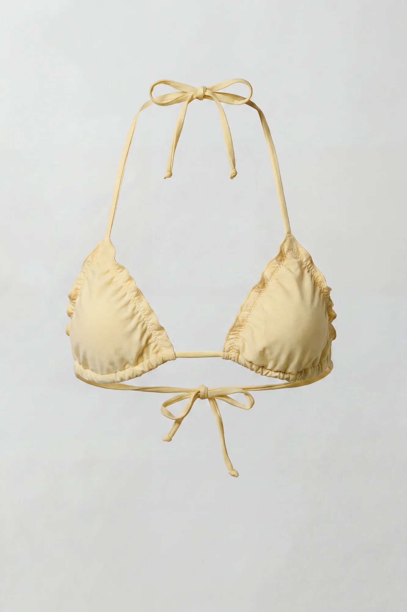 Ruffle Triangle Bikini Top - Image 5