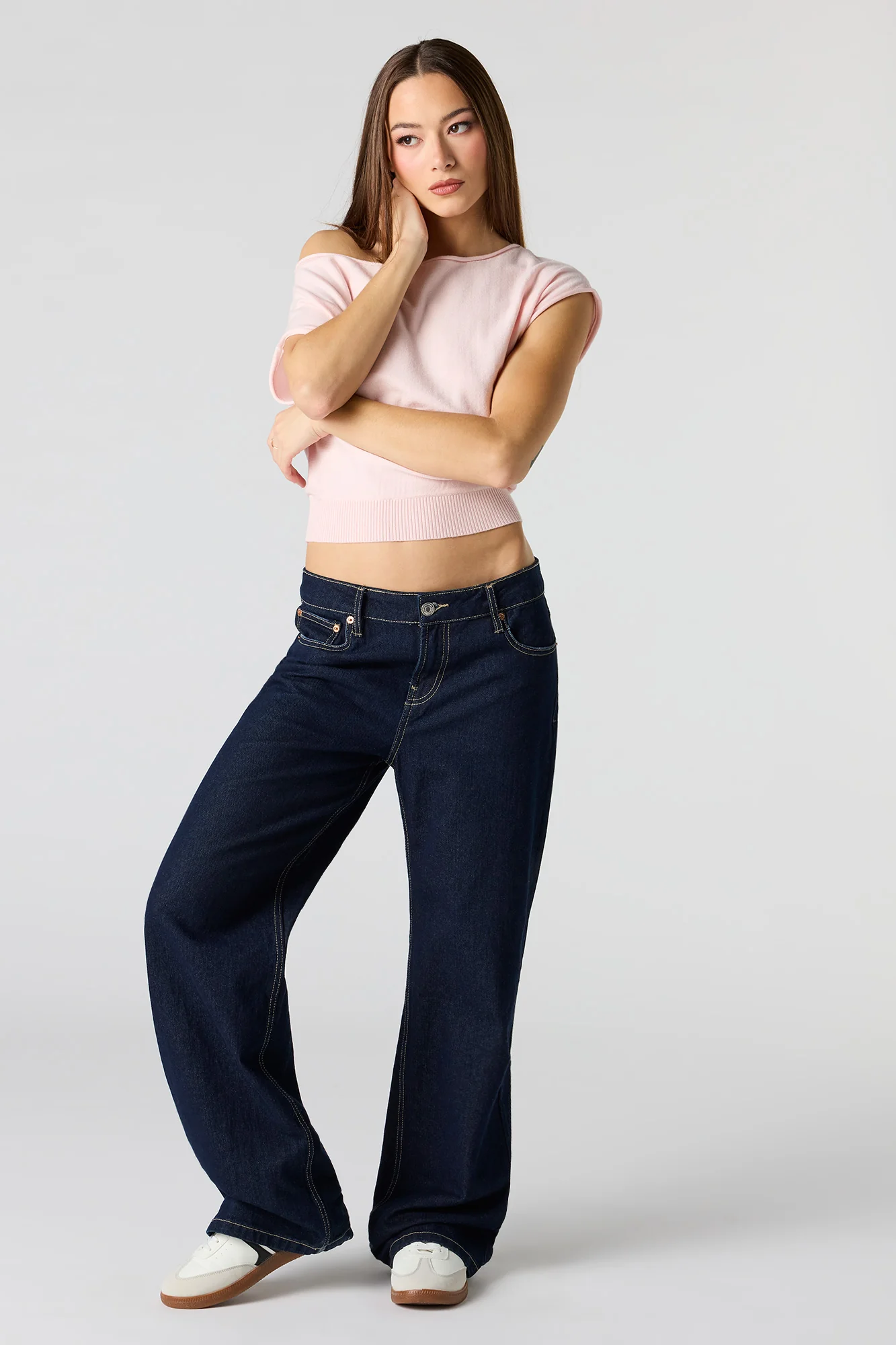 Dolman Short Sleeve Knit Top - Image 19