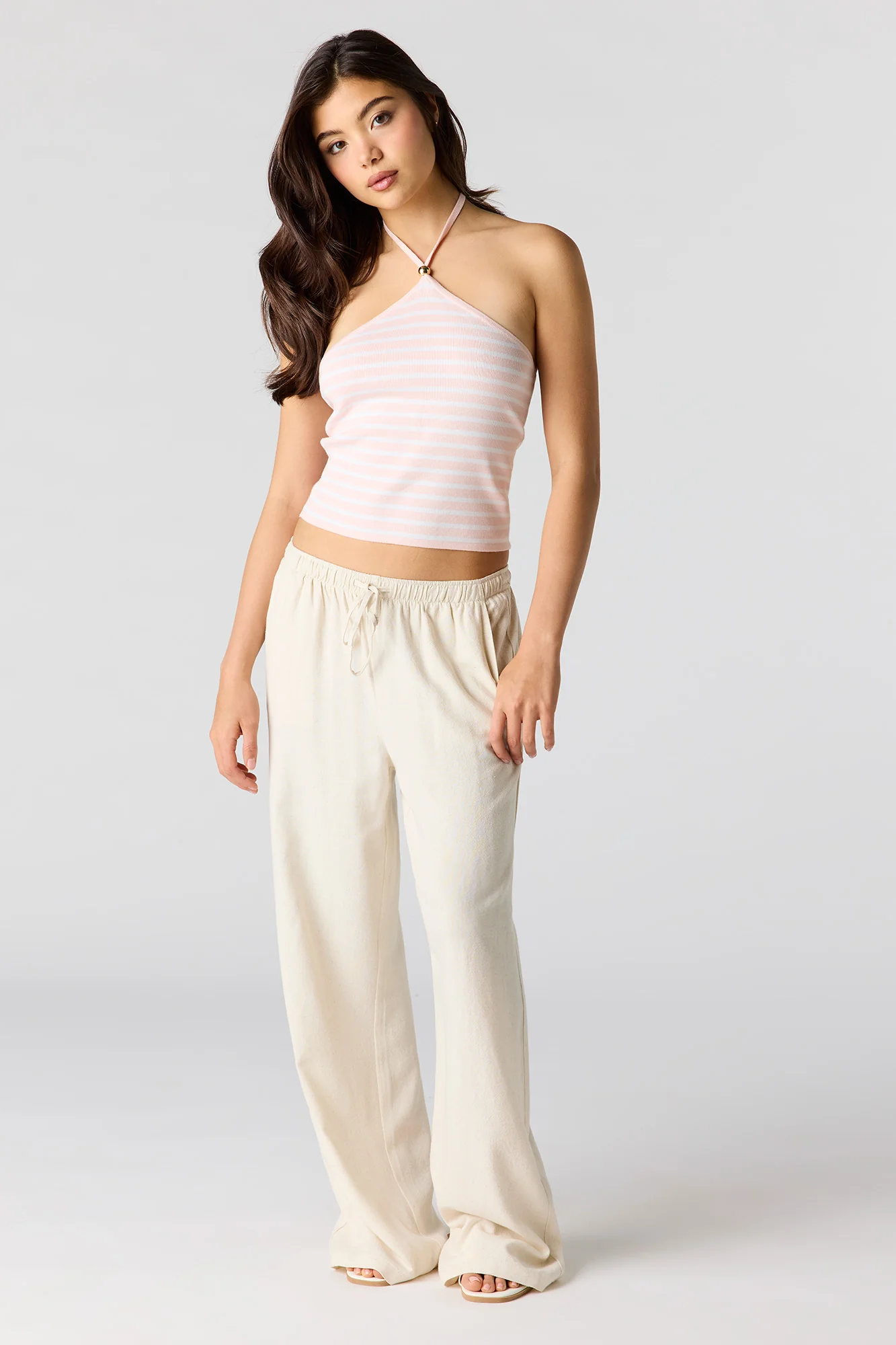 Striped Halter Top - Image 3