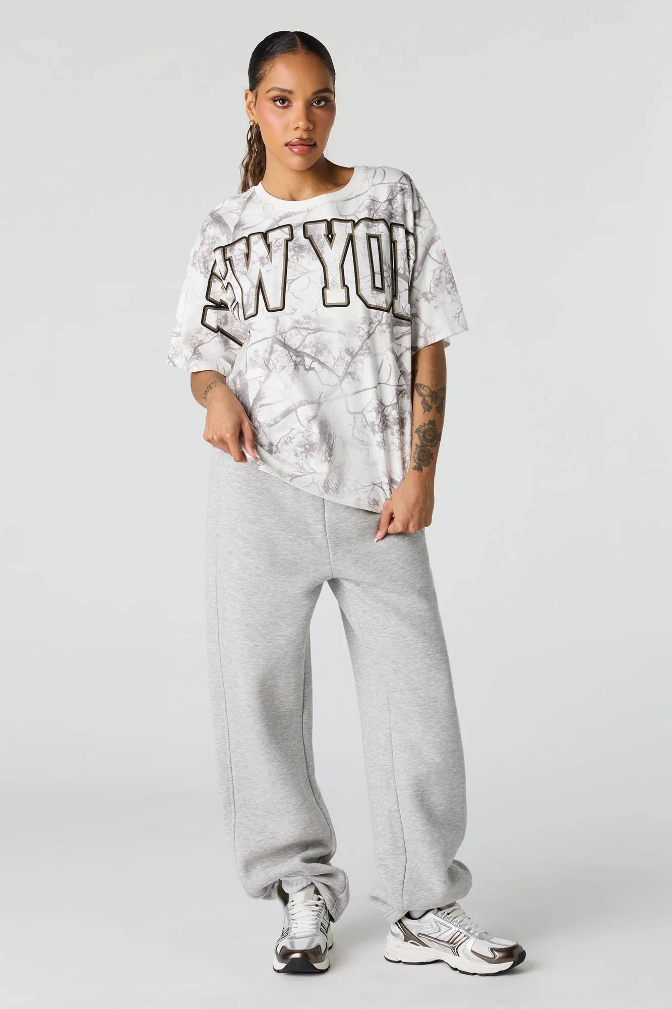 Graphic Printed Boyfriend T-Shirt - Image 7