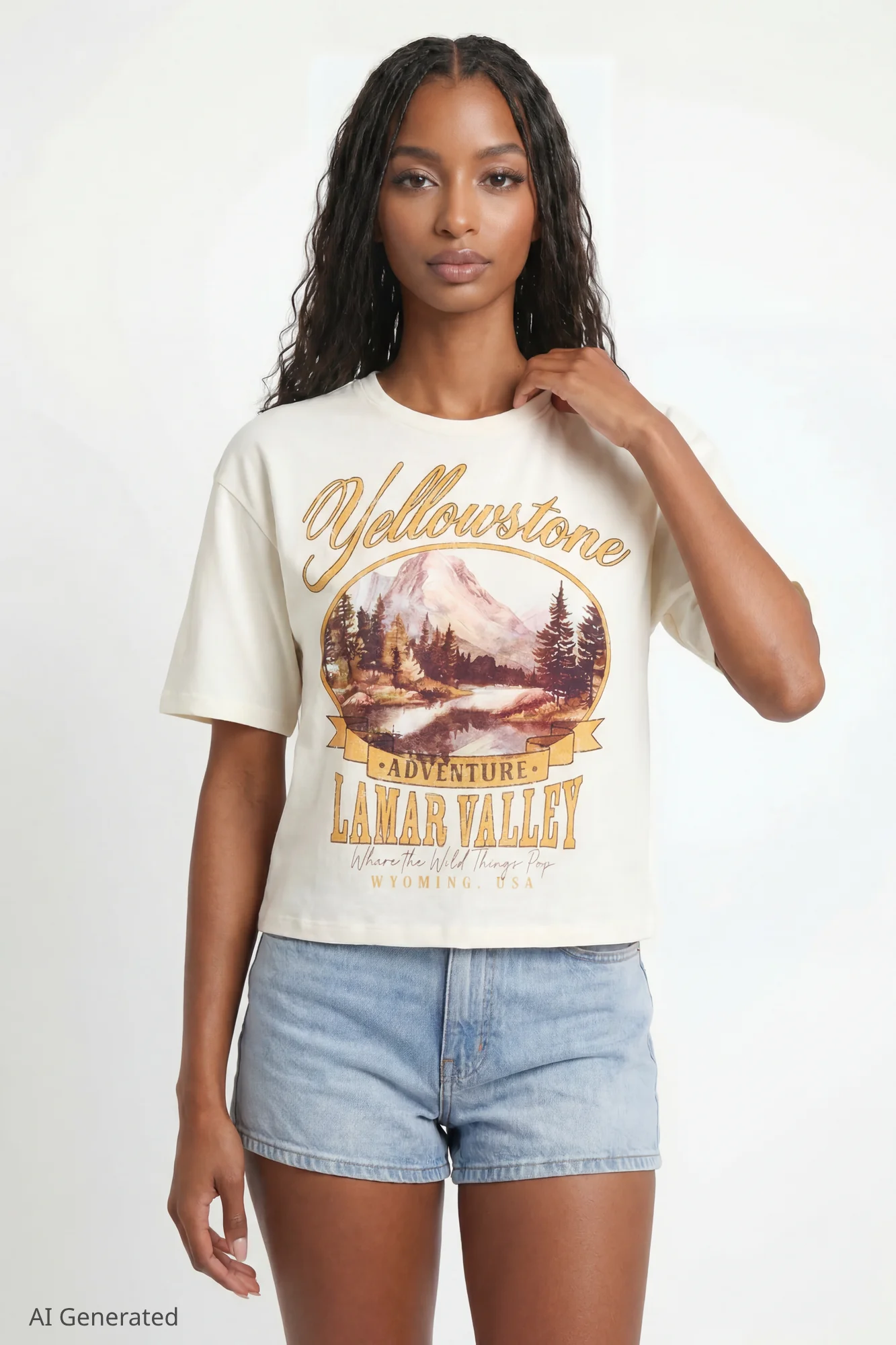 Destination Graphic Boyfriend T-Shirt - Image 21