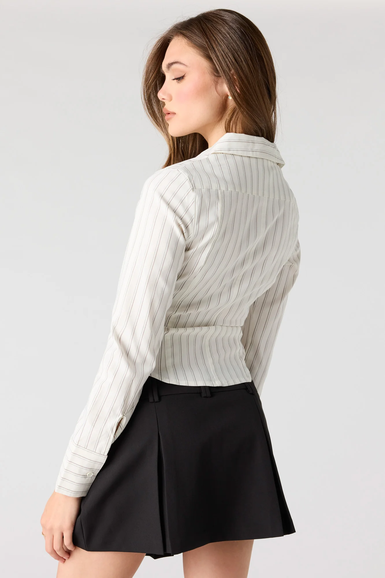 2-Way Zip Collared Fitted Top - Image 14