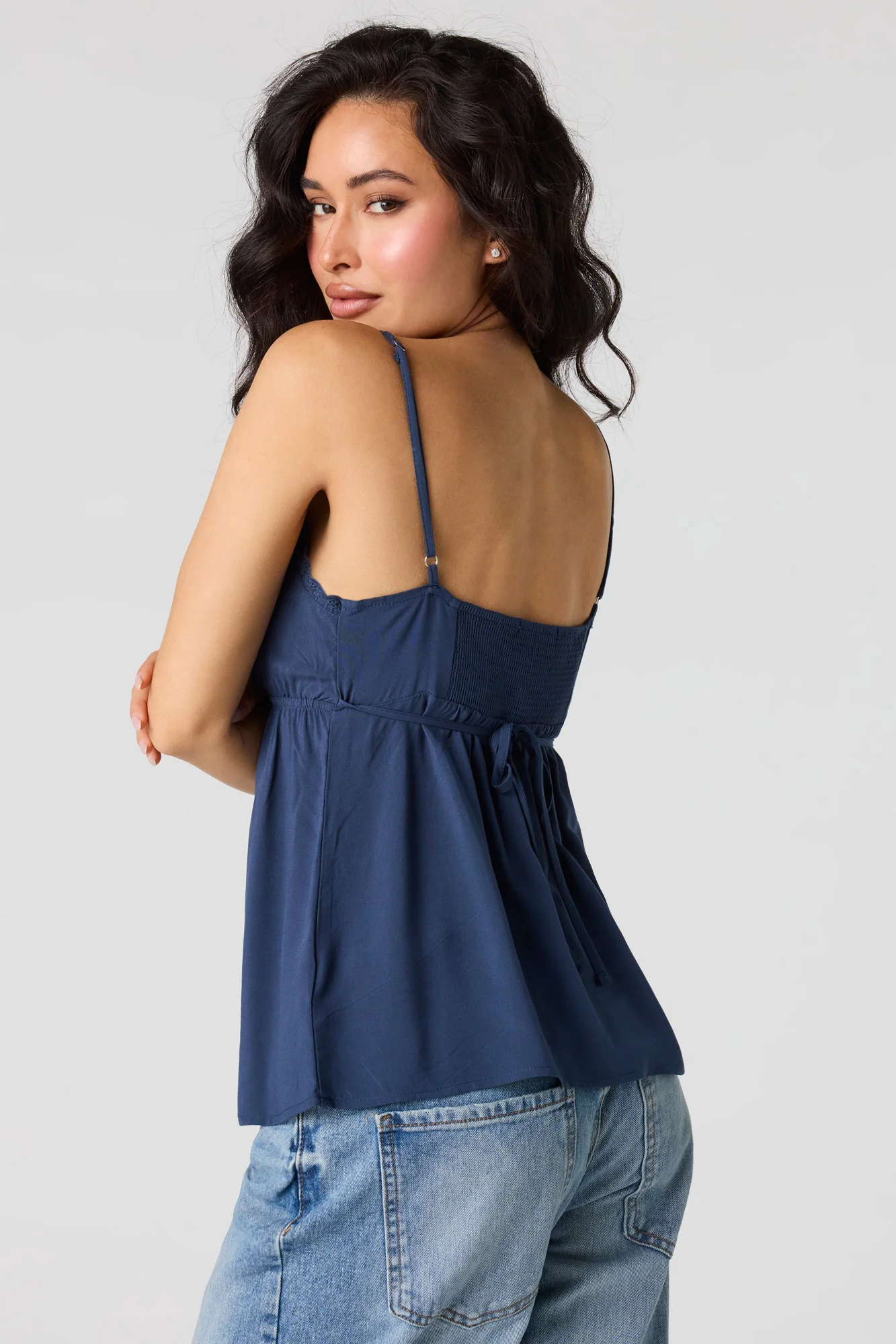 Lace Trim Babydoll Tank - Image 11
