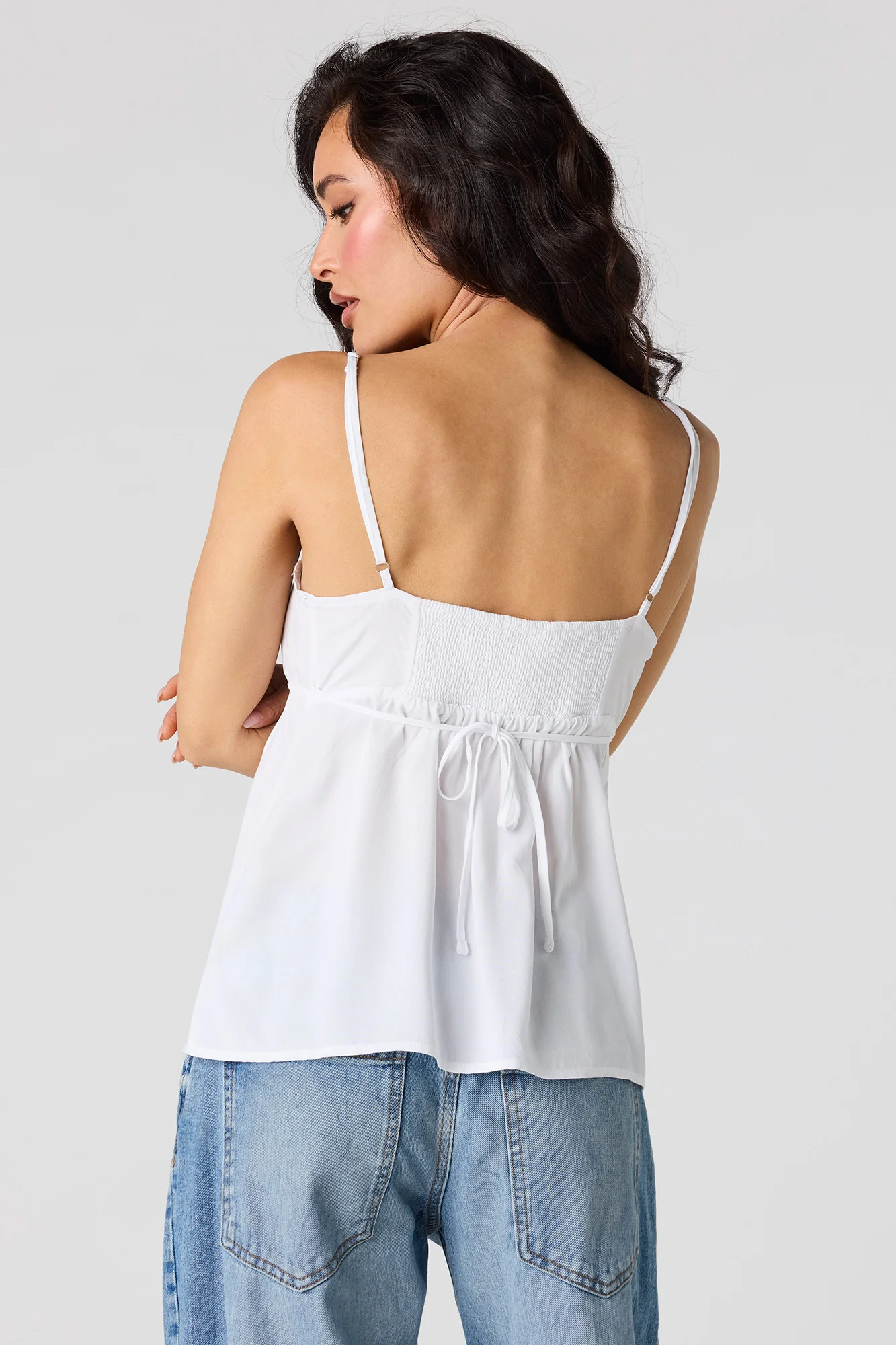 Lace Trim Babydoll Tank - Image 5