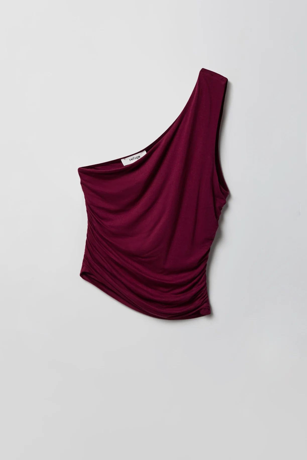 Ruched One Shoulder Top - Image 4