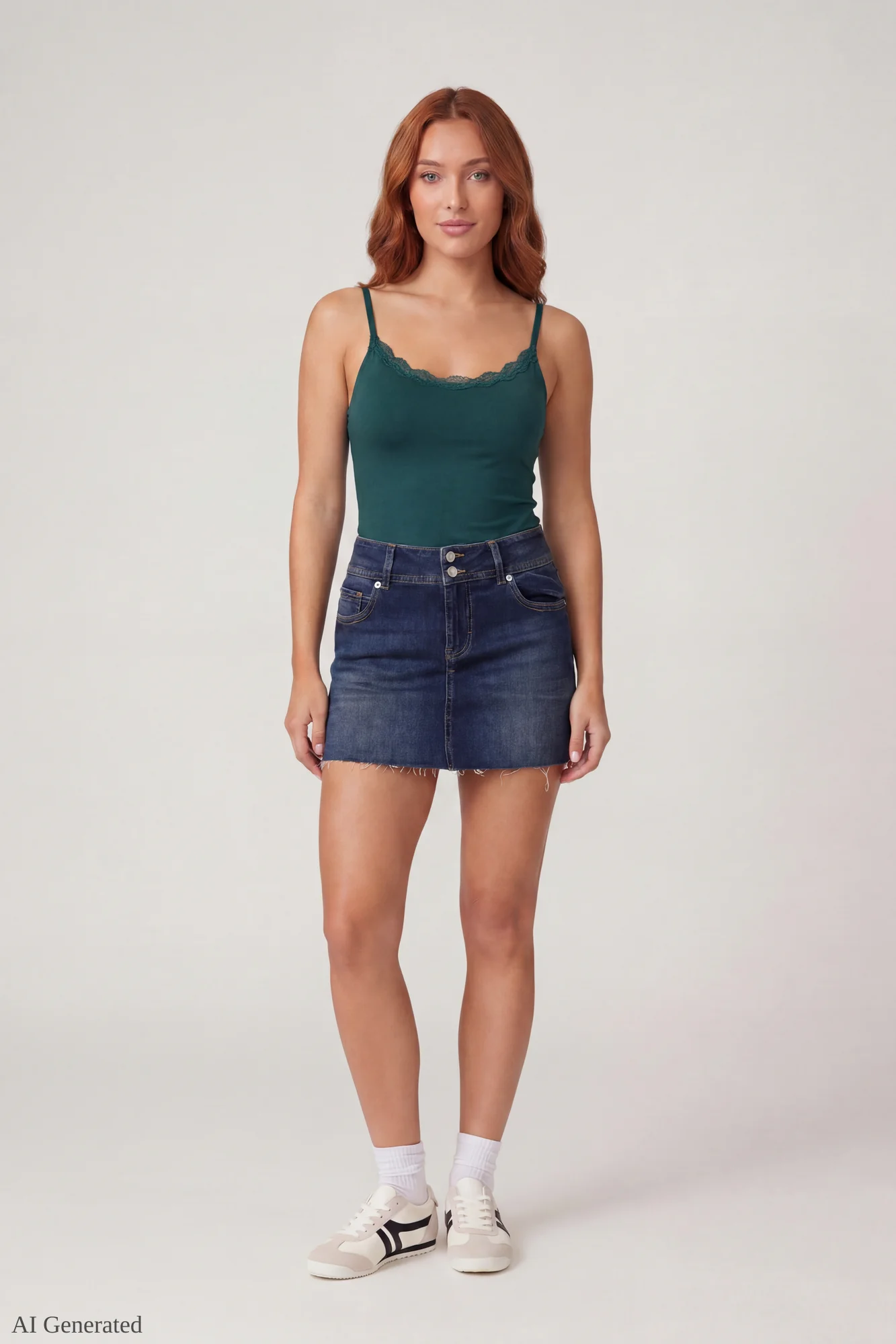 Luxe Heavy Contour Braless Lace Trim Tank - Image 22