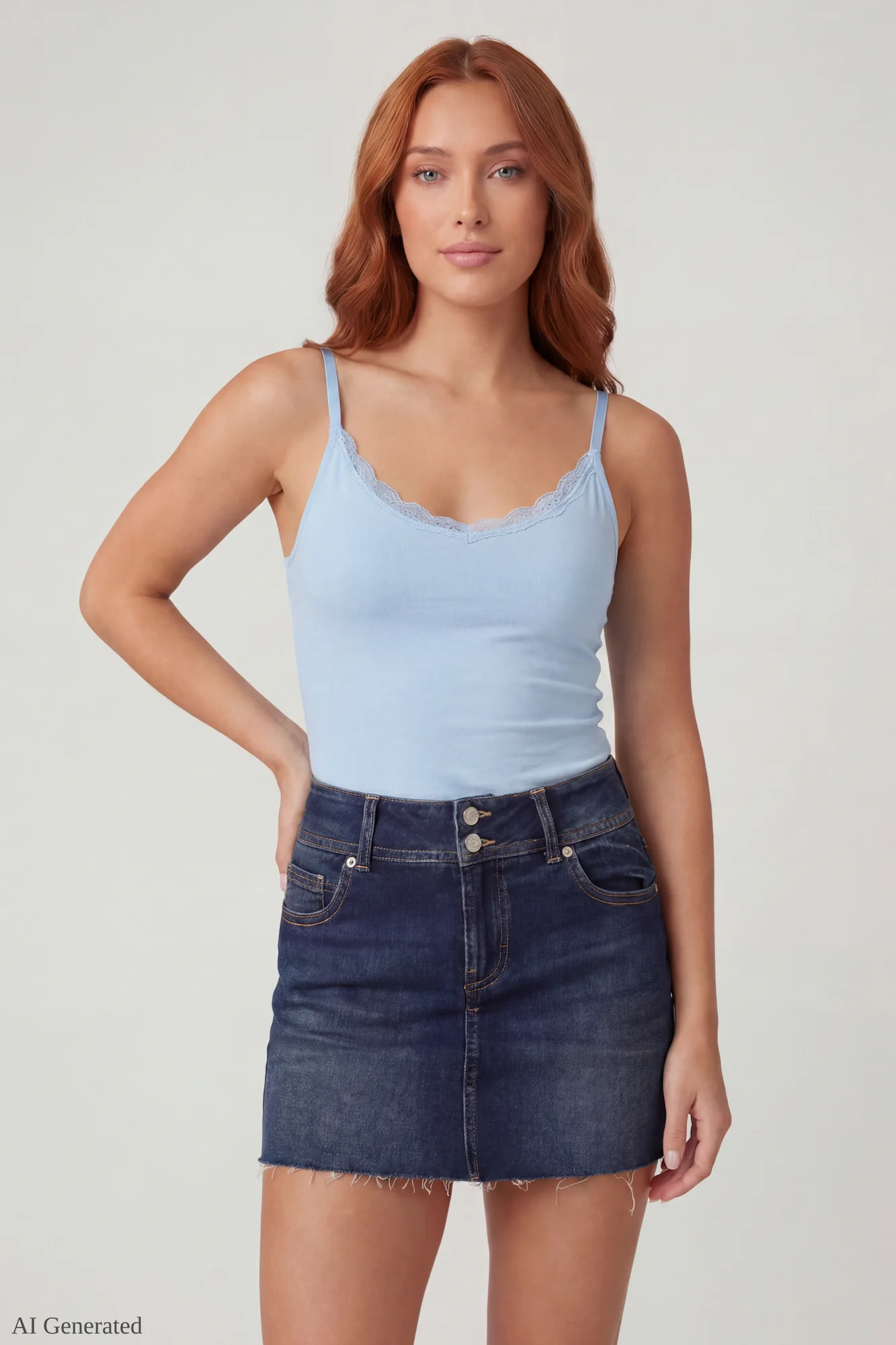 Luxe Heavy Contour Braless Lace Trim Tank - Image 26
